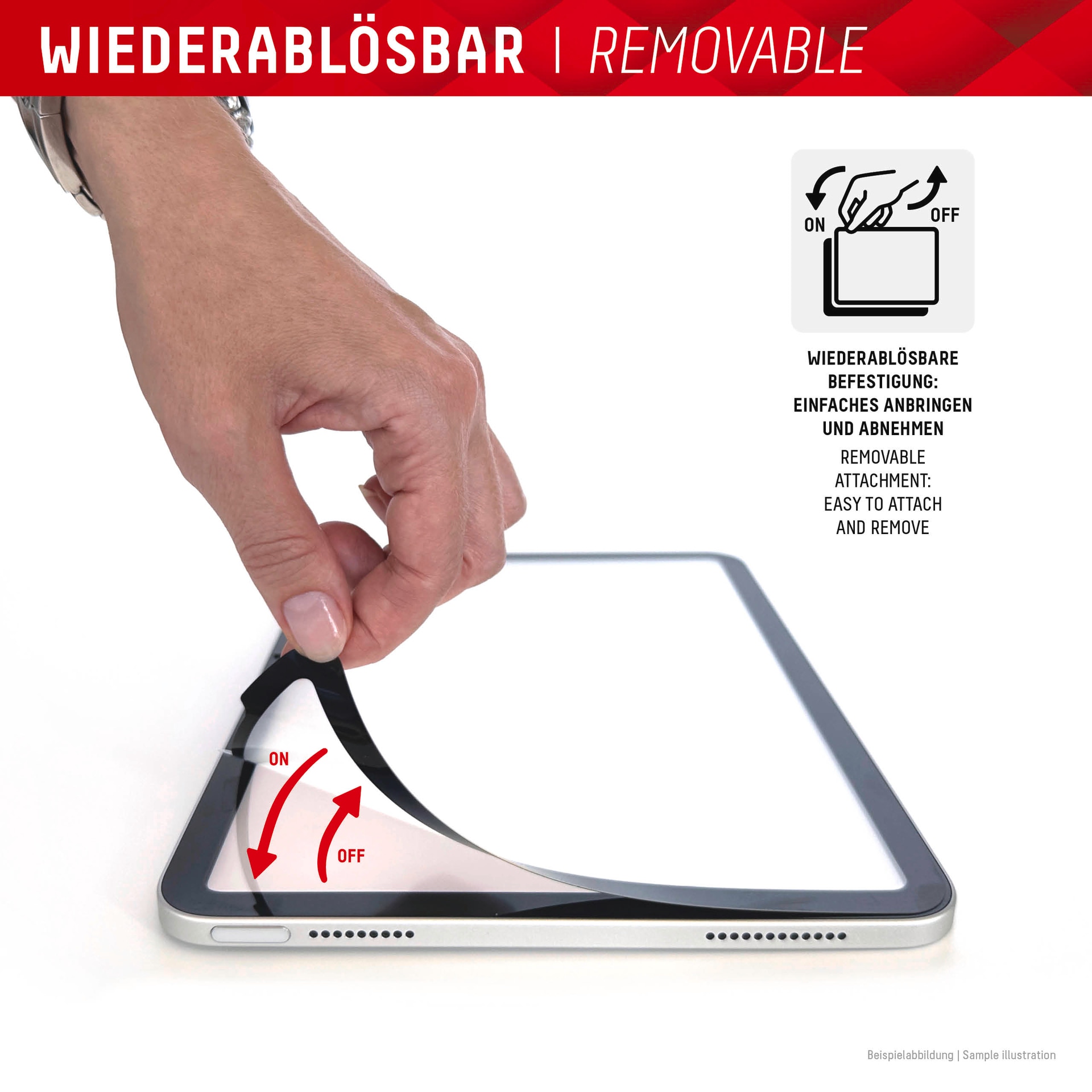 Displex Displayschutzfolie »Tablet PaperSense« für Apple iPad Pro 12,9 (3./4./5./6. Gen.) Schreiben wie auf Papier