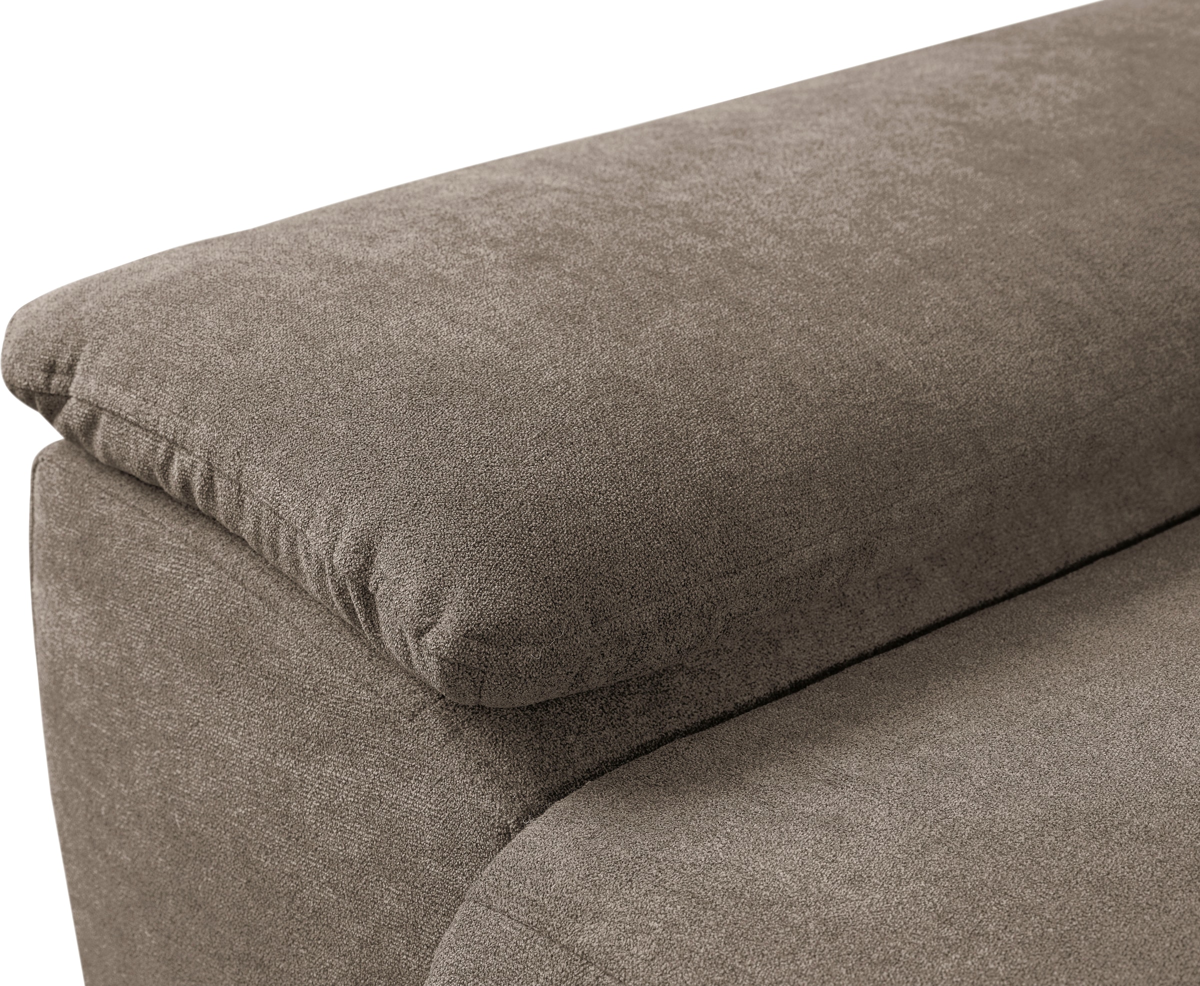 WERK2 Ecksofa »Panama L-Form«, Modernes Sofa mit Schlaffunktion, Bettkasten, Kopfteile verstellbar