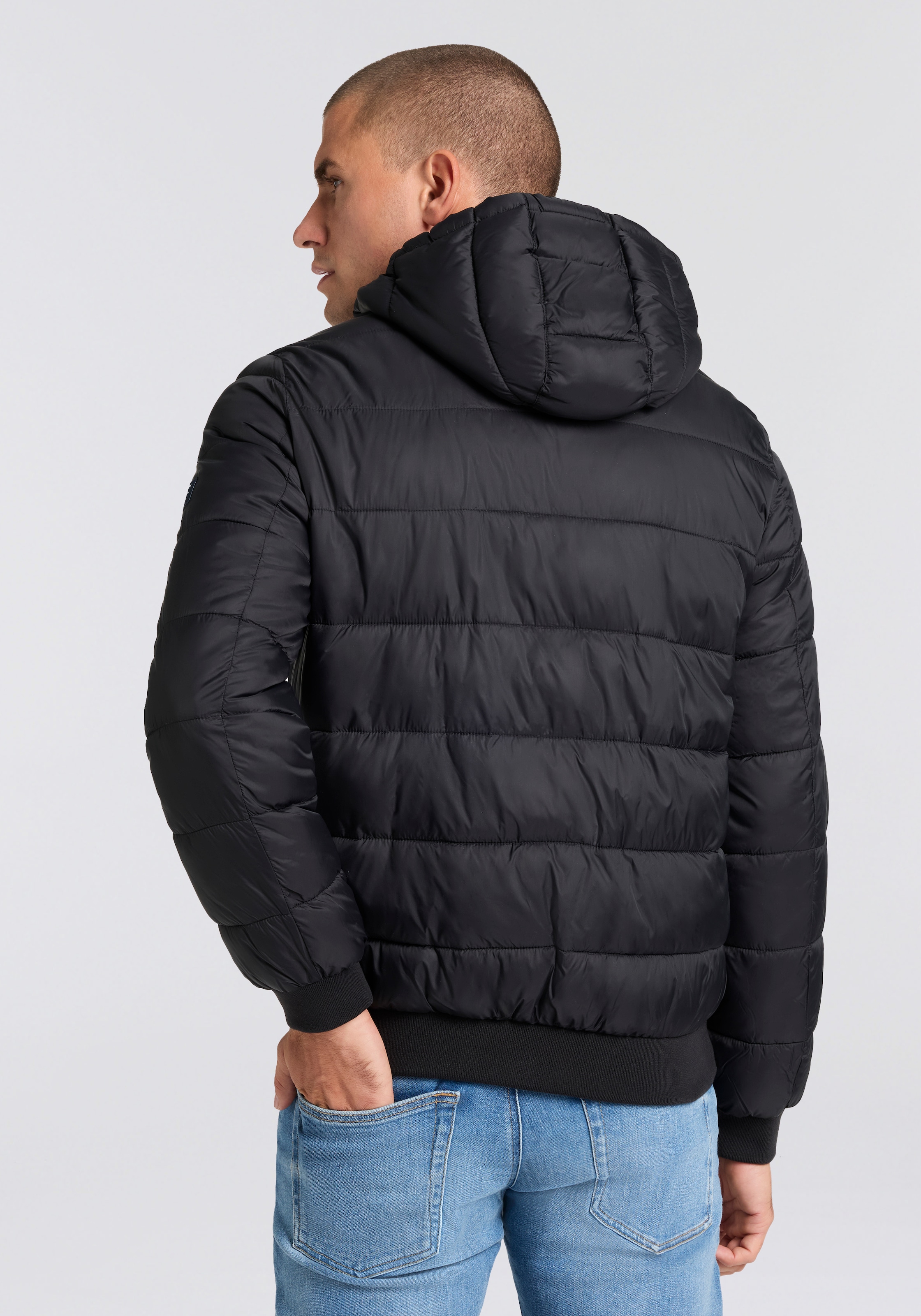 Pepe Jeans Steppjacke »PUFFER HOOD« mit Kapuze Regular Fit mit Kapuze
