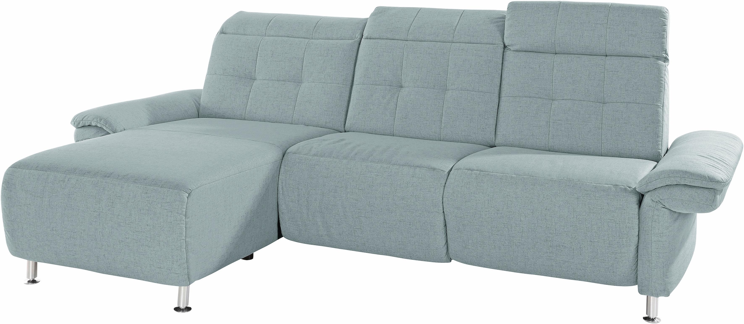 Home affaire Ecksofa »Manhattan L-Form« 2 Sitze mit elektrischer Relaxfunktion, verstellbare Armlehnen