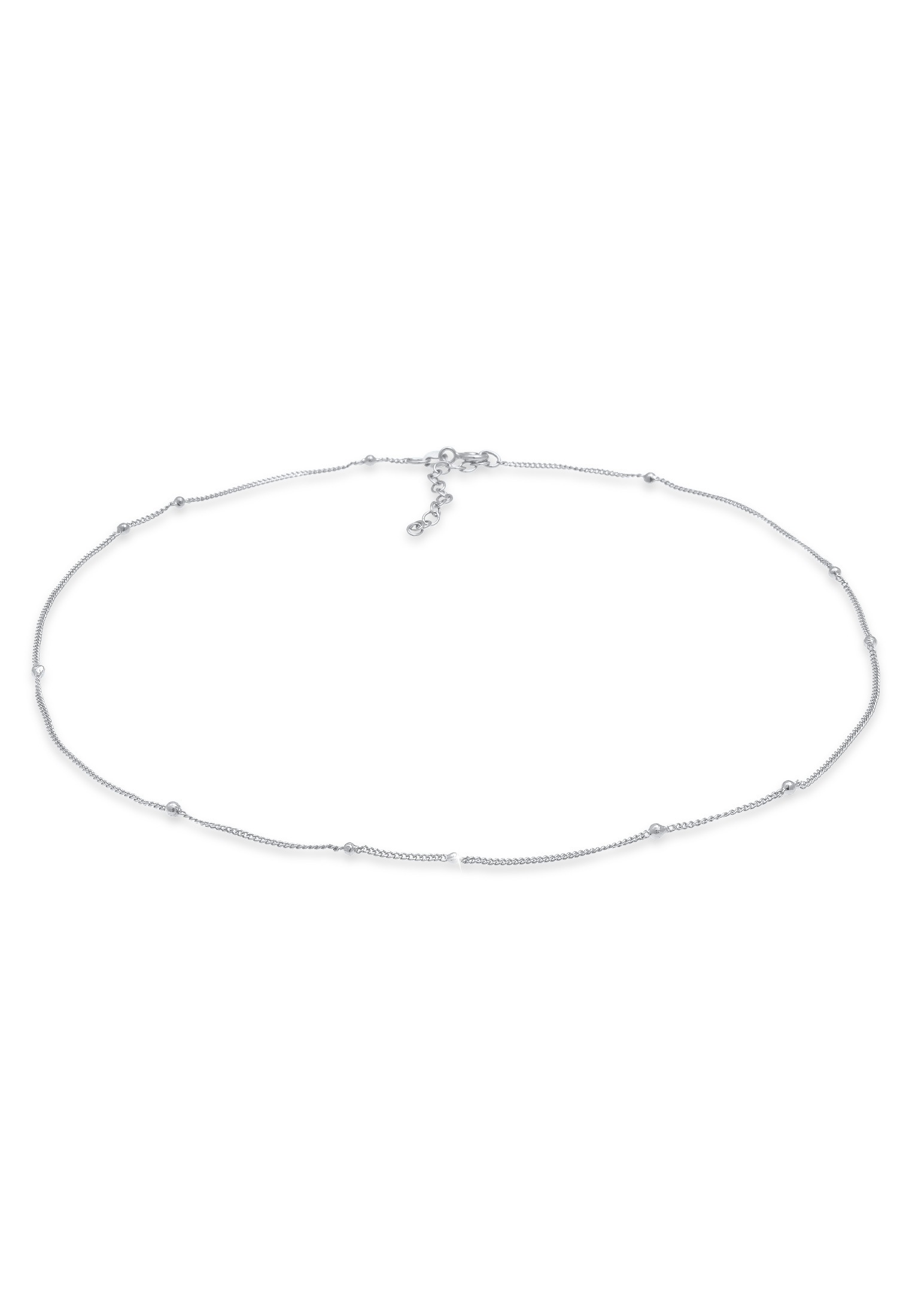 Elli Choker »Halskette Basic Choker Panzer Kugel Design 925 Silber«