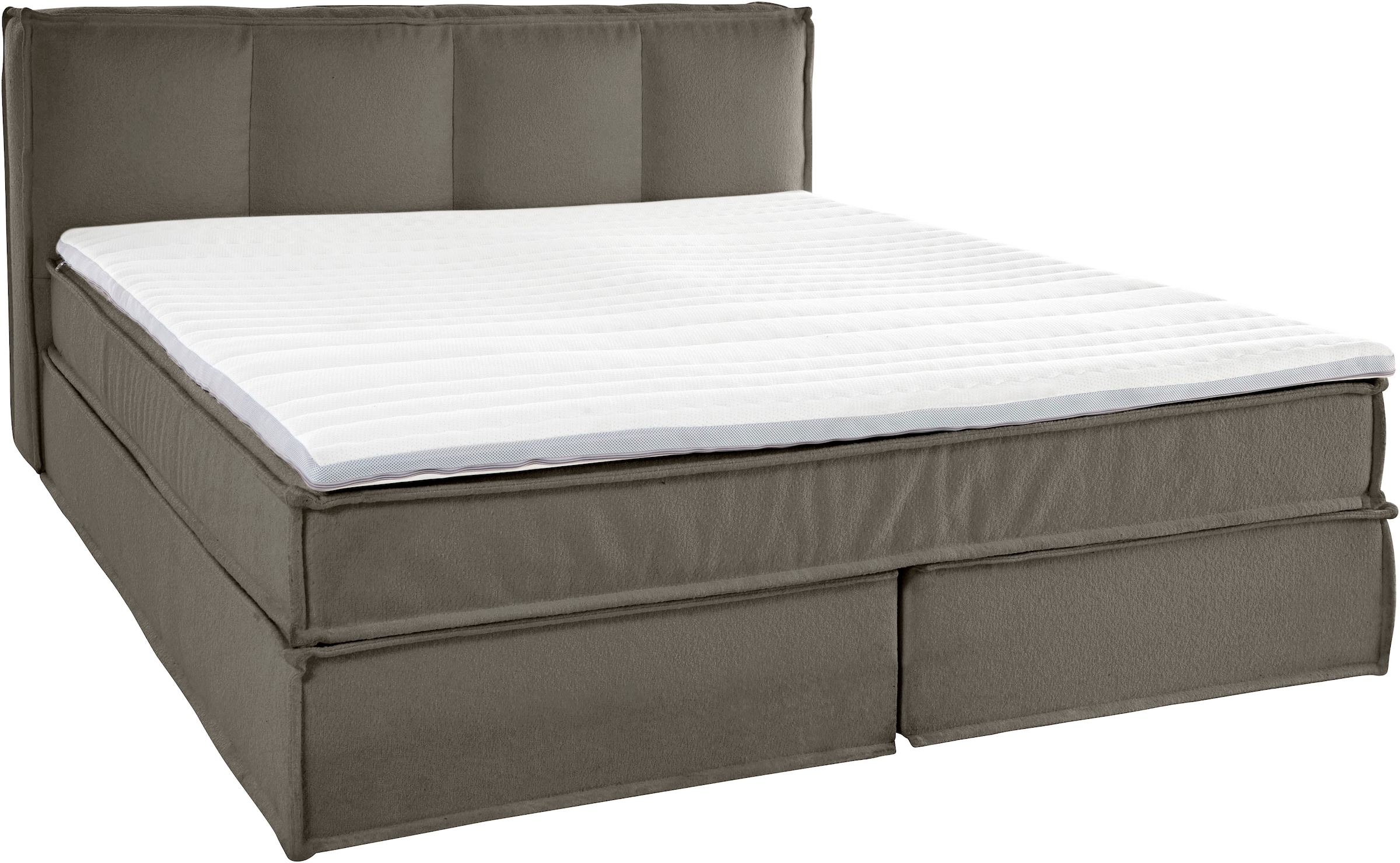 LeGer Home by Lena Gercke Boxspringbett »Addyson«, (Härtegrade H2, H3 und H4 wählbar), Boxspringbett inkl. Topper, 2 Matratzen