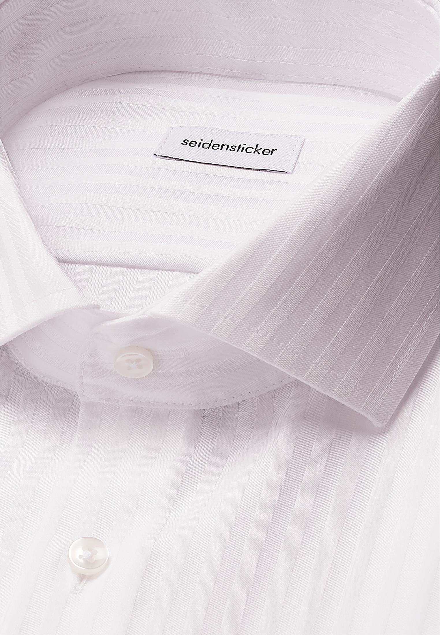 seidensticker Businesshemd »Schwarze Rose«, Shaped 1/1 Kentkragen Gestreift