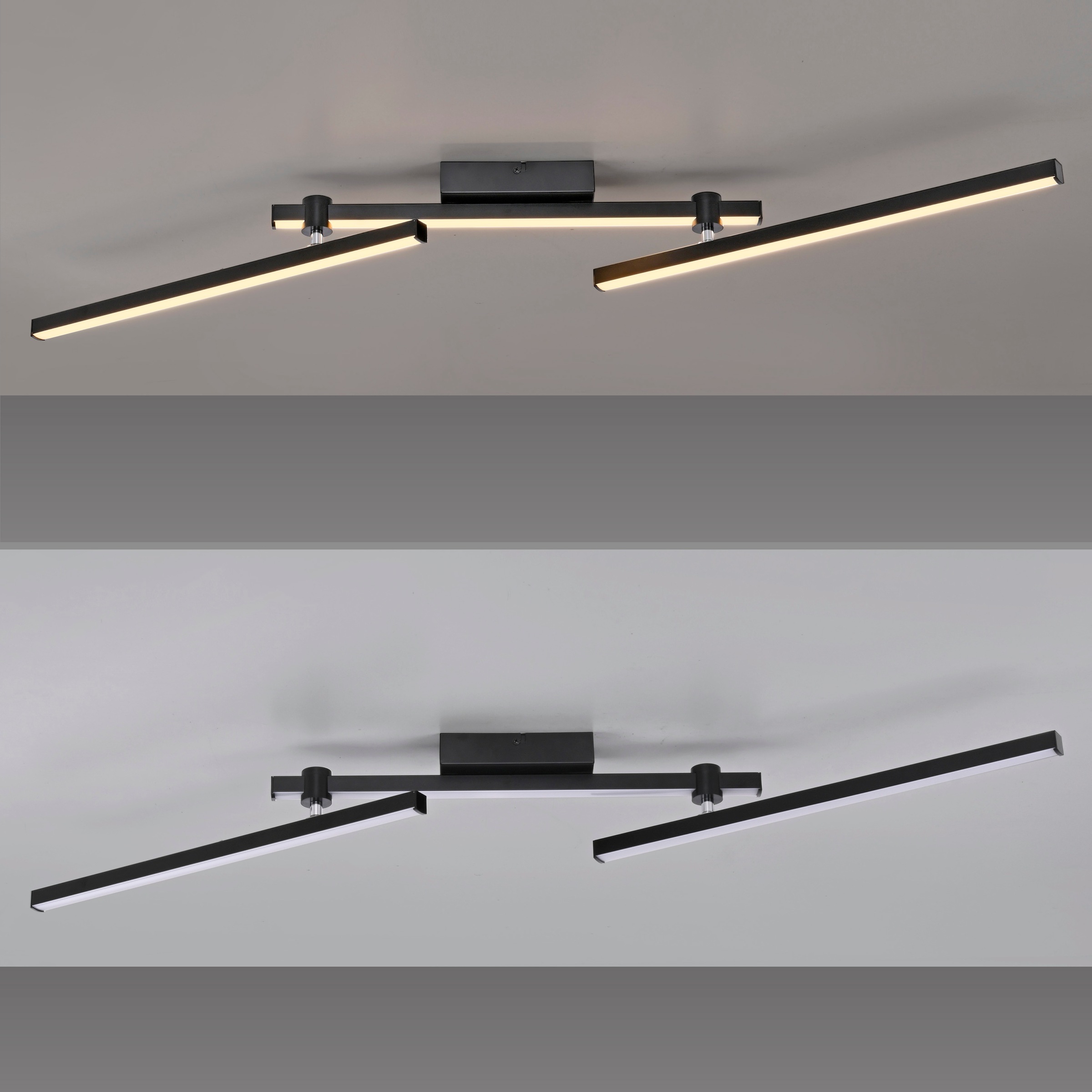SCHÖNER WOHNEN-Kollektion LED Deckenleuchte »STRAIGHT« LED-Board 1 Stk. Warmweiß SCHÖNER WOHNEN Kollektion, drehbar
