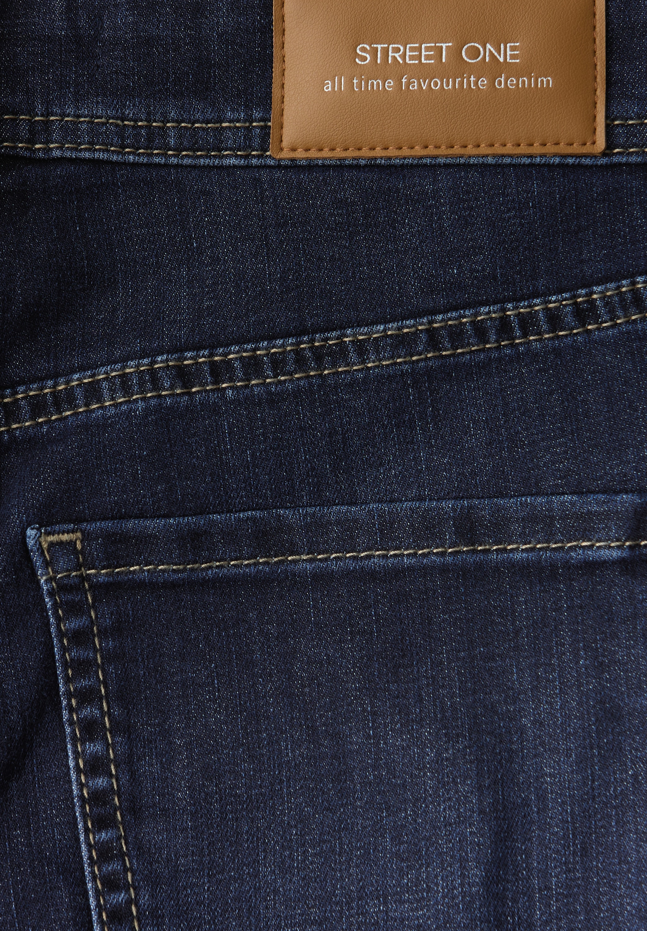 STREET ONE Straight-Jeans im Five-Pocket Style