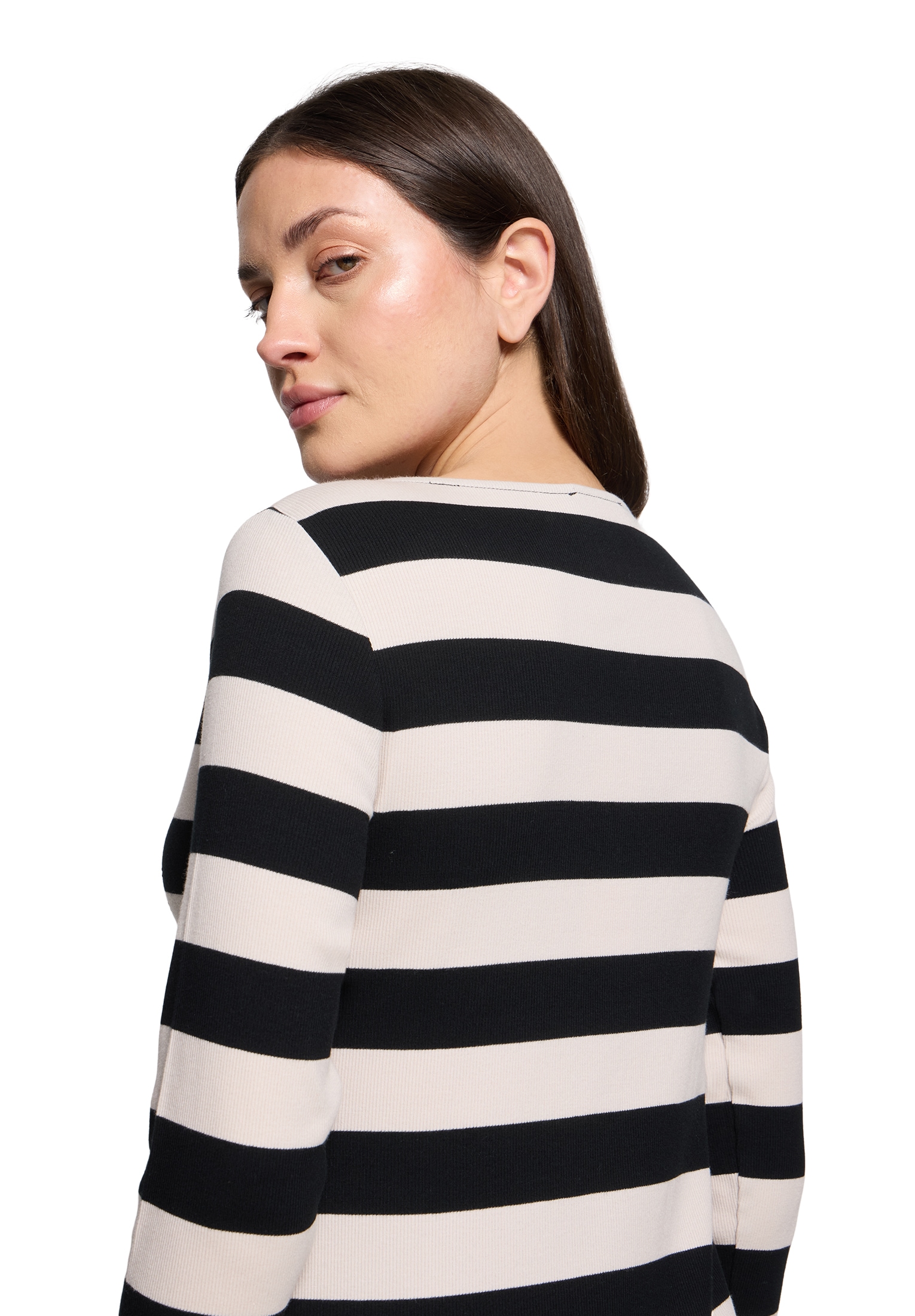 Betty Barclay Langarmshirt »Basic Shirt mit Rippenstruktur«