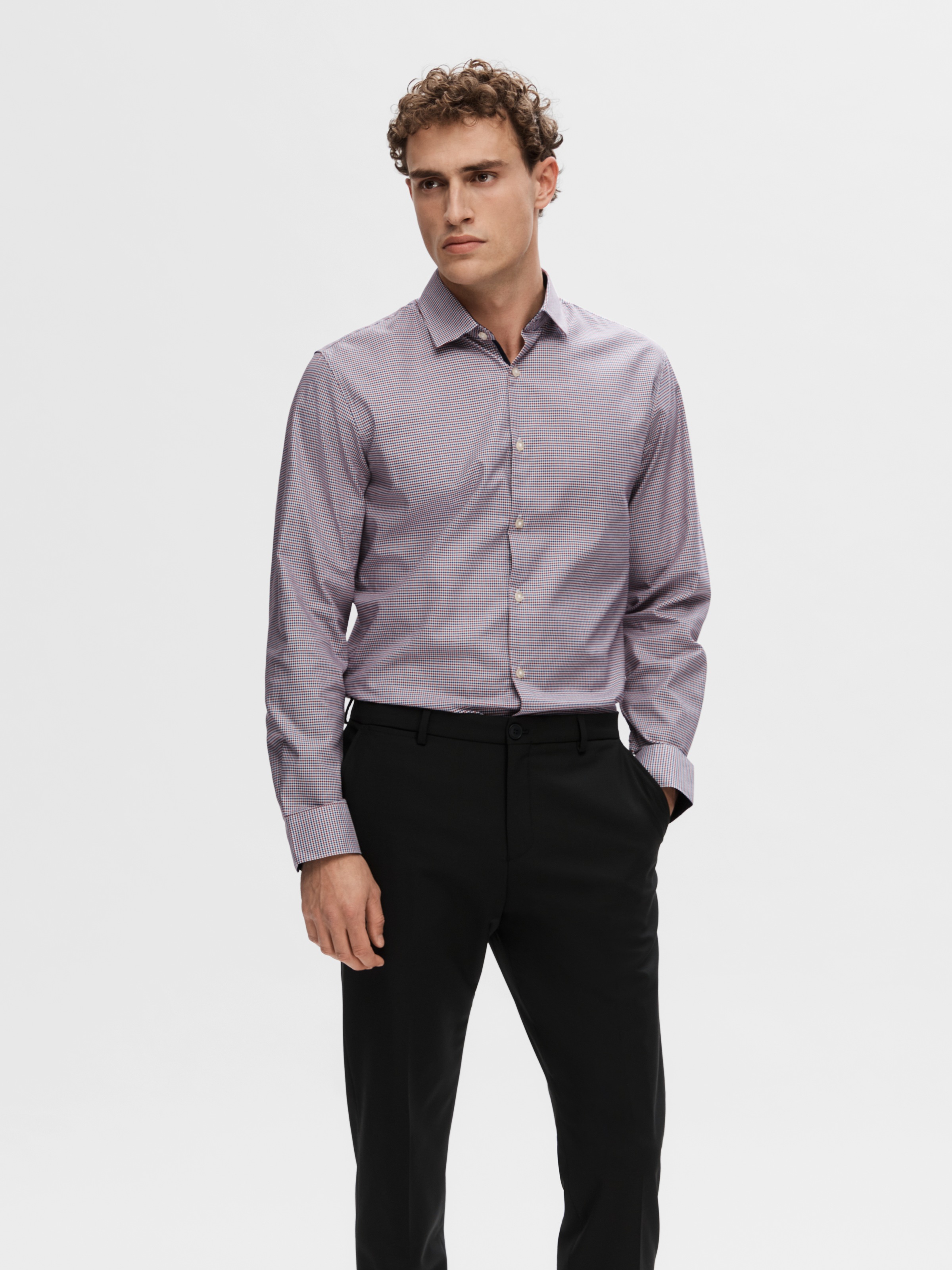 SELECTED Langarmhemd »SLHSLIMNEW-MARK SHIRT LS NOOS«