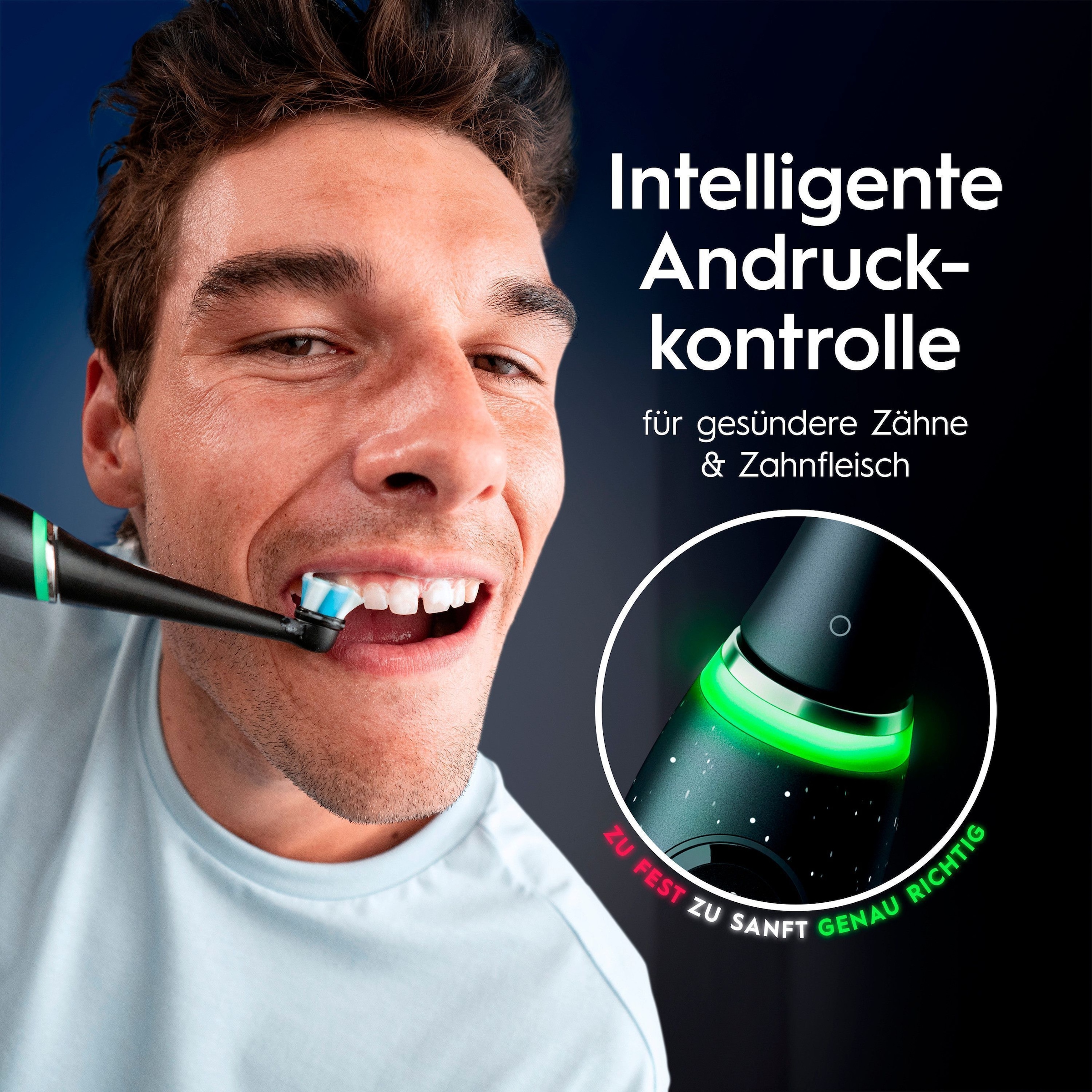 Oral-B Elektrische Zahnbürste »iO 10« 1 Stk. Aufsteckbürsten Magnet-Technologie, iOsense, 7 Putzmodi, Farbdisplay & Lade-Reiseetui