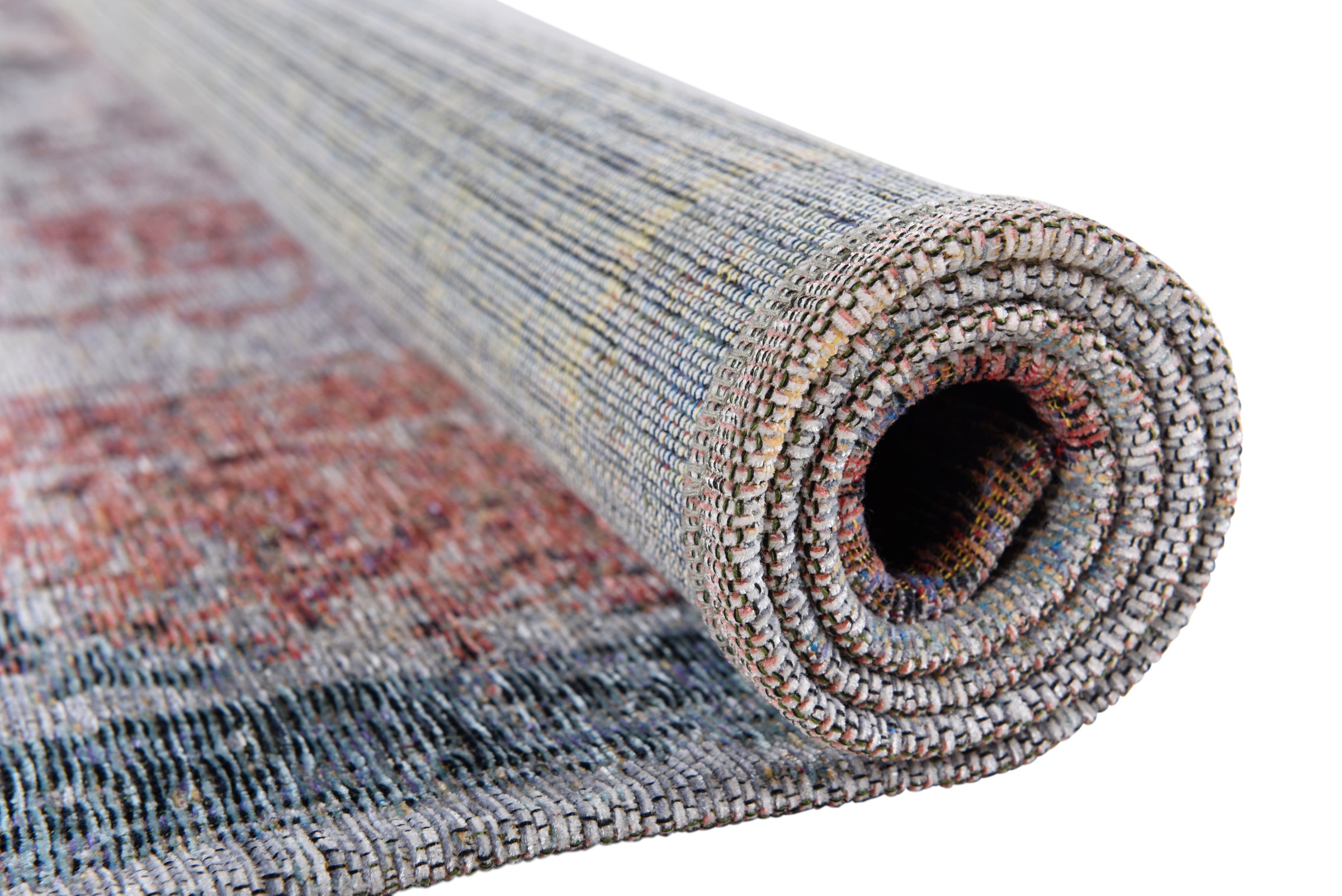 Gino Falcone Teppich »Cosima-118«, rechteckig, 3 mm Höhe, gewebter Jaquard-Teppich, mit Chenillegarn, moderne Orient-Optik