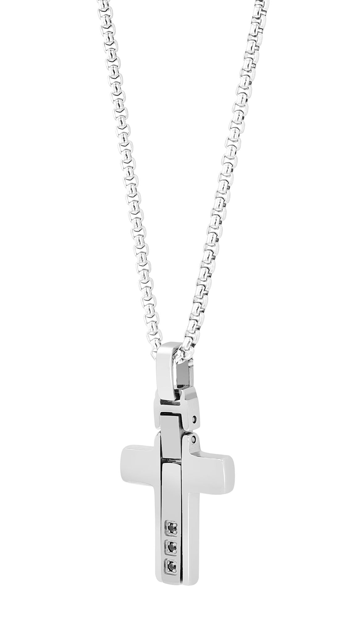 Adelia´s Kette ohne Anhänger »Unisex Halskette mit Anhänger ¿ Kreuz aus Edelstahl«