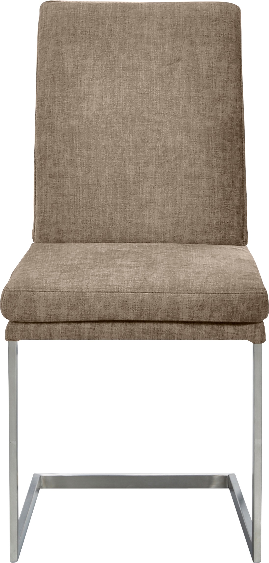 K+W Komfort & Wohnen Freischwinger () stabiles Hochkantrohr, Untergestell in Edelstahloptik oder schwarz