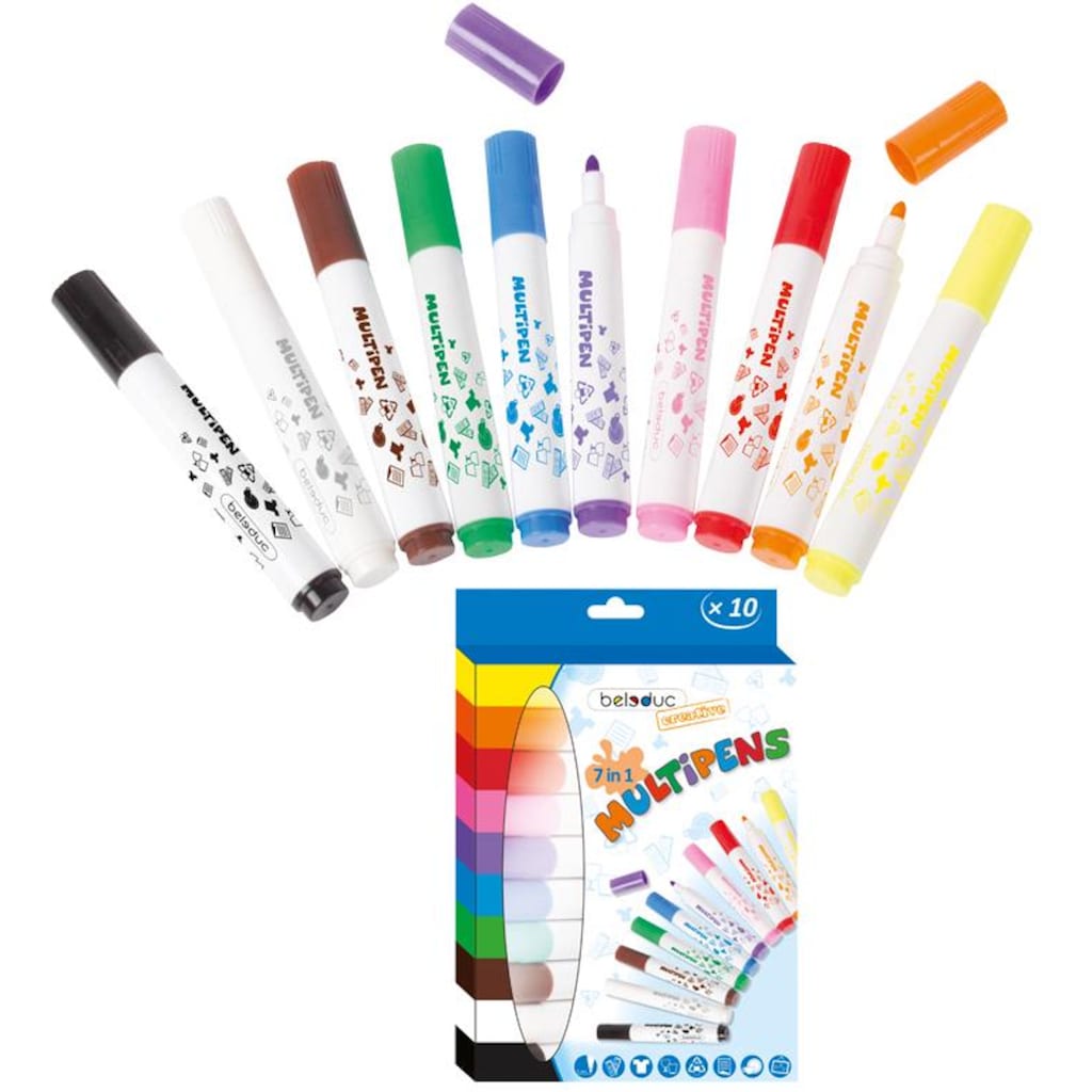 beleduc Kreativset »Multipens, 10er Set«, (Set)