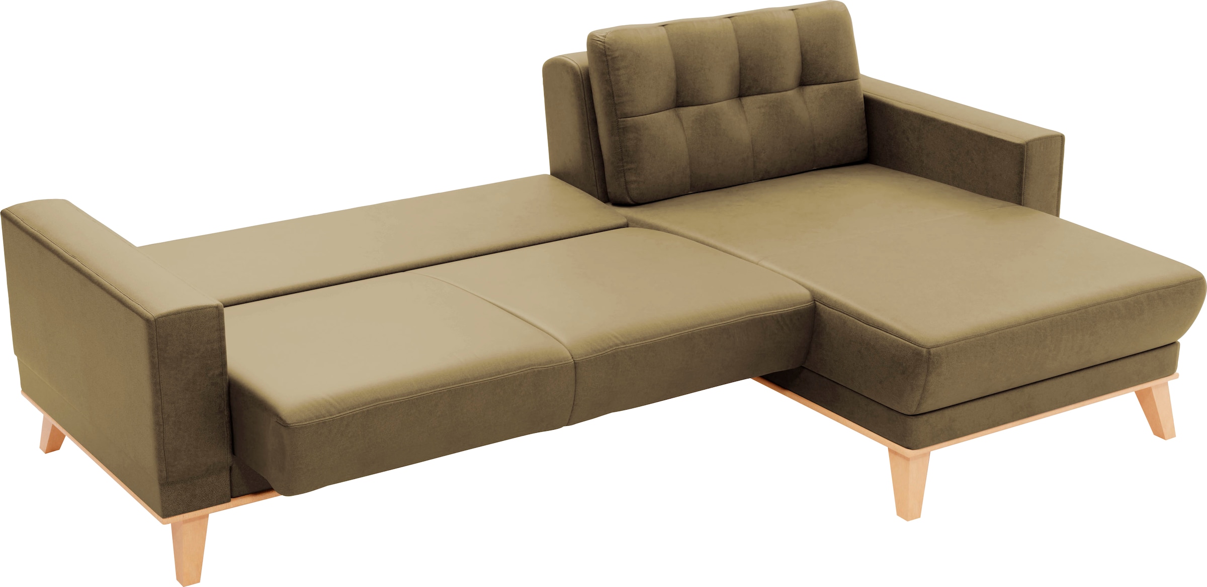 sit&more Ecksofa »Lavida L-Form«, wahlweise mit Kippfunktion und Bettkasten