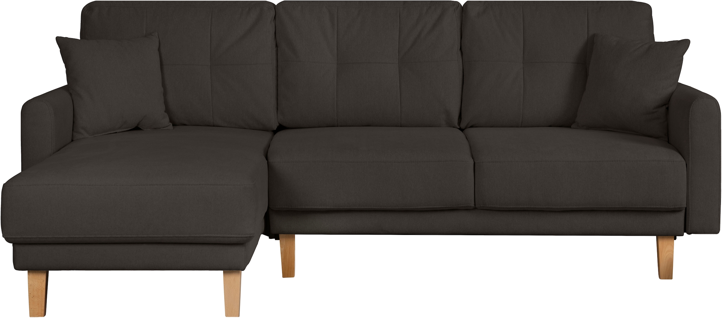 Home affaire Ecksofa »TRIPLO optionale Schlafsofa mit Bettkasten, Maße B/T/H: 234/164/89 cm« L-Form wahlweise mit Bettfunktion - Liegefläche 132x210 cm