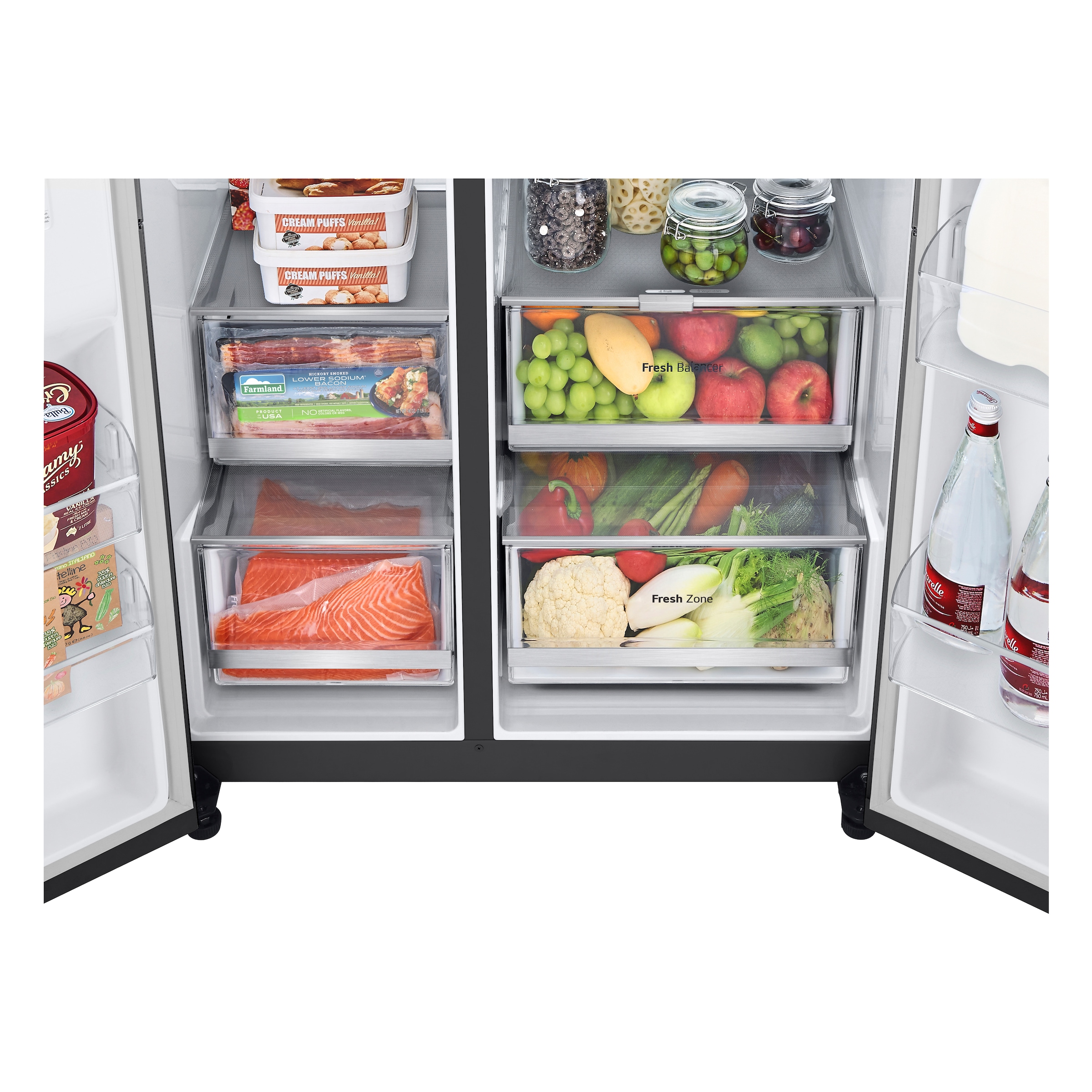 LG Side-by-Side »GSXV90MCDE«, Craft Ice Bereiter, InstaView™
