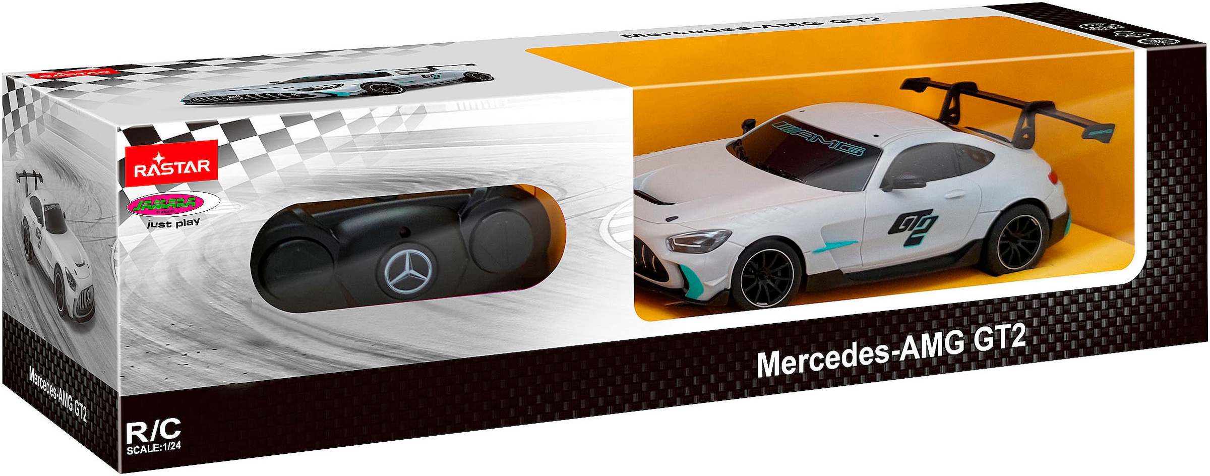 Jamara RC-Auto »Mercedes-AMG GT2 grau 2,4GHz« Maßstab 1:24