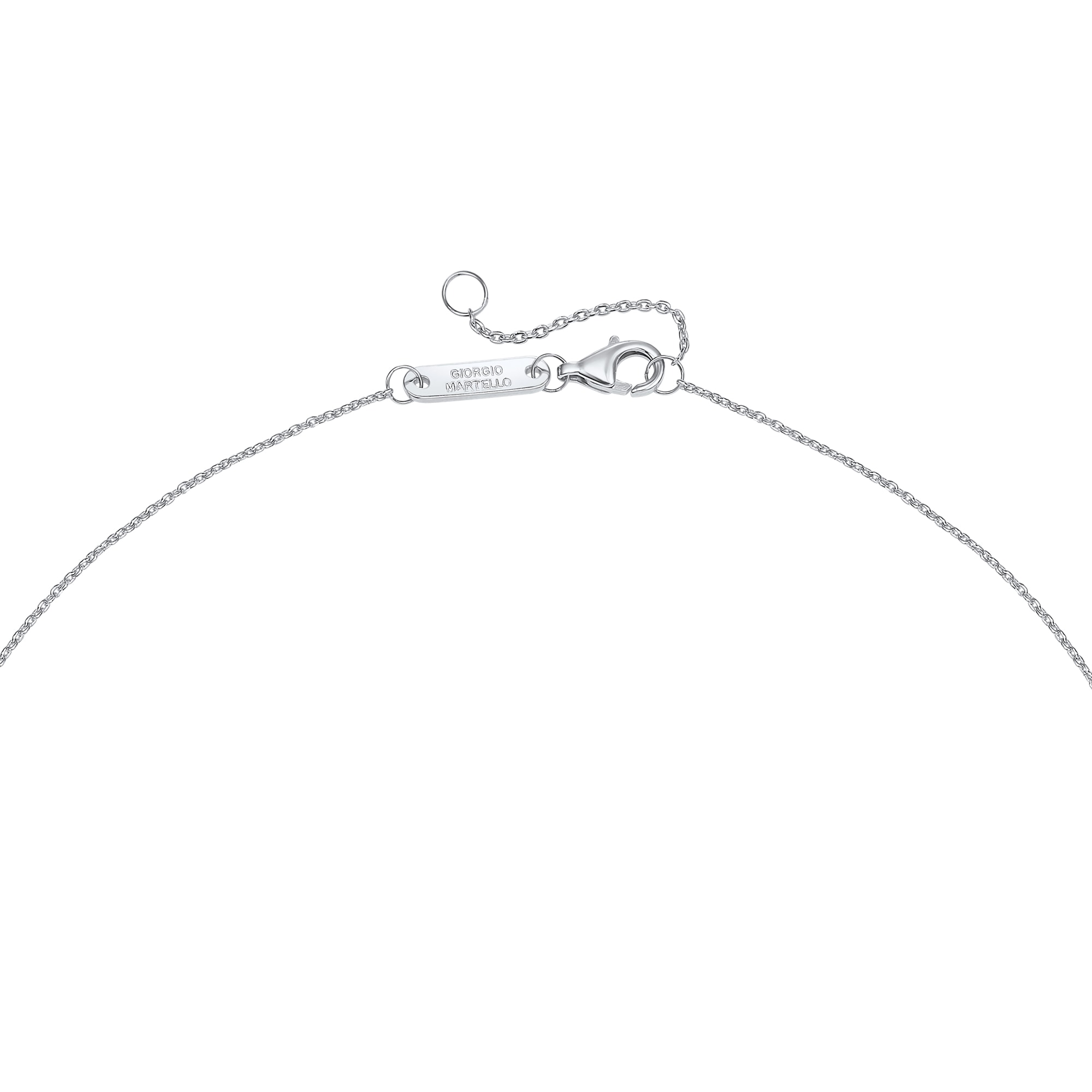 GIORGIO MARTELLO MILANO Kette mit Anhänger »Kette mit Lab Grown Brillanten, Silber 925«