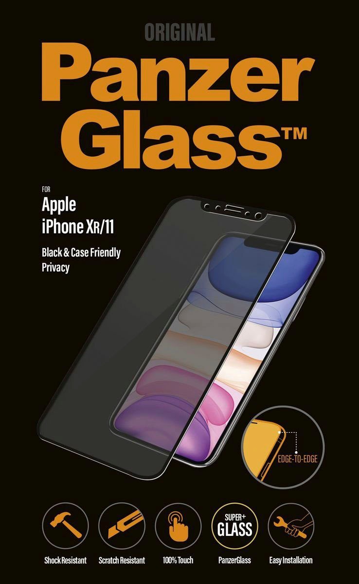 PanzerGlass Displayschutzglas »Privacy Case Friendly Apple iPhone XR/11«, für Apple iPhone XR/11