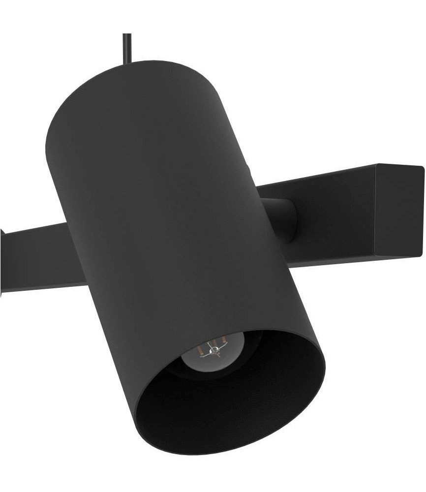 EGLO Hängeleuchte »GATUELA 1 Pendellampe, Stahl, IP20, E14, Esszimmerlampe, Modern, Lampe« E14 1 Stk. Hängeleuchte, L116 x B19 x H110 cm, schwarz, 6X25W exkl.