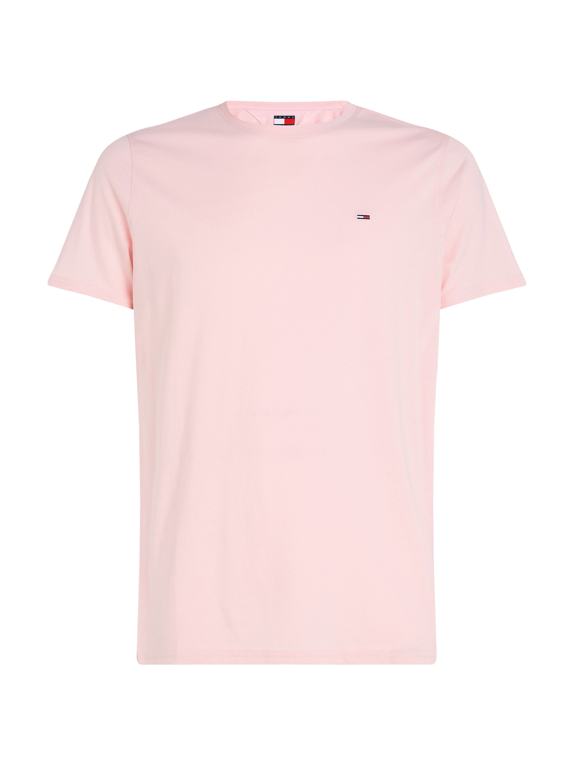 Tommy Jeans T-Shirt »TJM ESSENTIAL SOLID TEE«, mit Rundhalsausschnitt und dezenter Logo-Flag