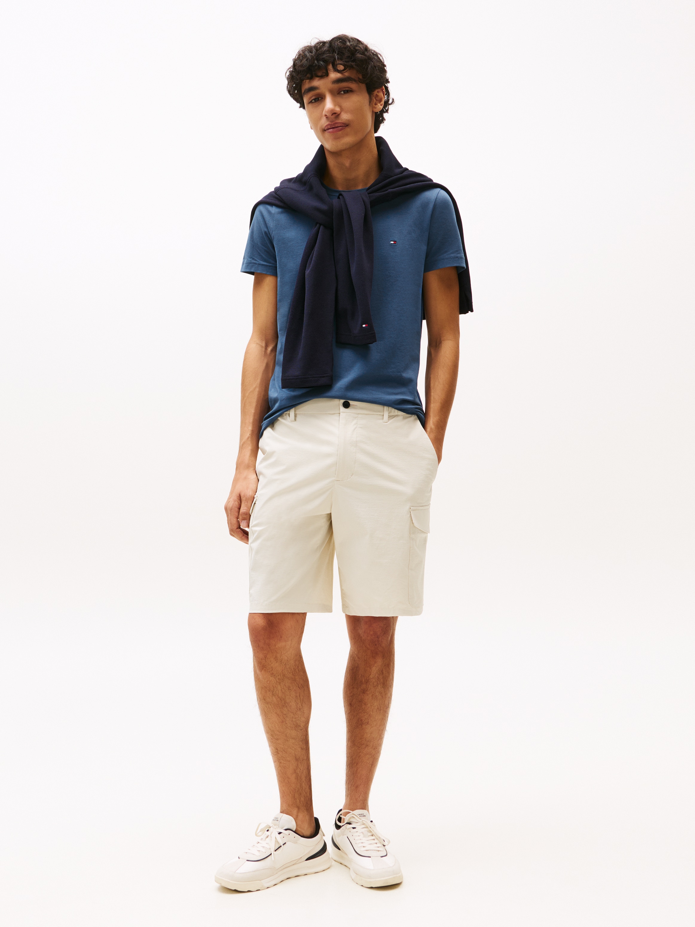 Tommy Hilfiger T-Shirt »STRETCH SLIM FIT TEE«, mit Rundhalsausschnitt