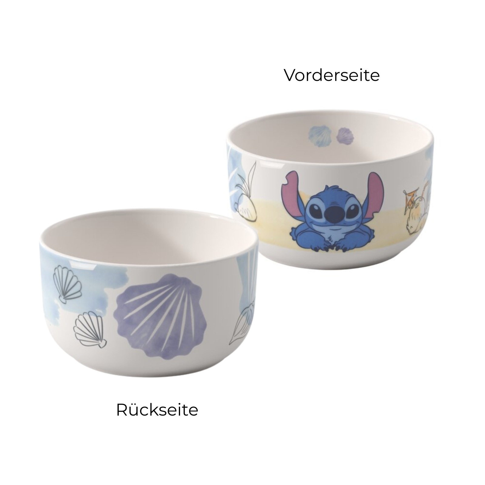 Villeroy & Boch Kindergeschirr-Set »Kindergeschirr-Set Disney Stitch 3er Set bunt« Spülmaschinenfest, Mikrowellensicher