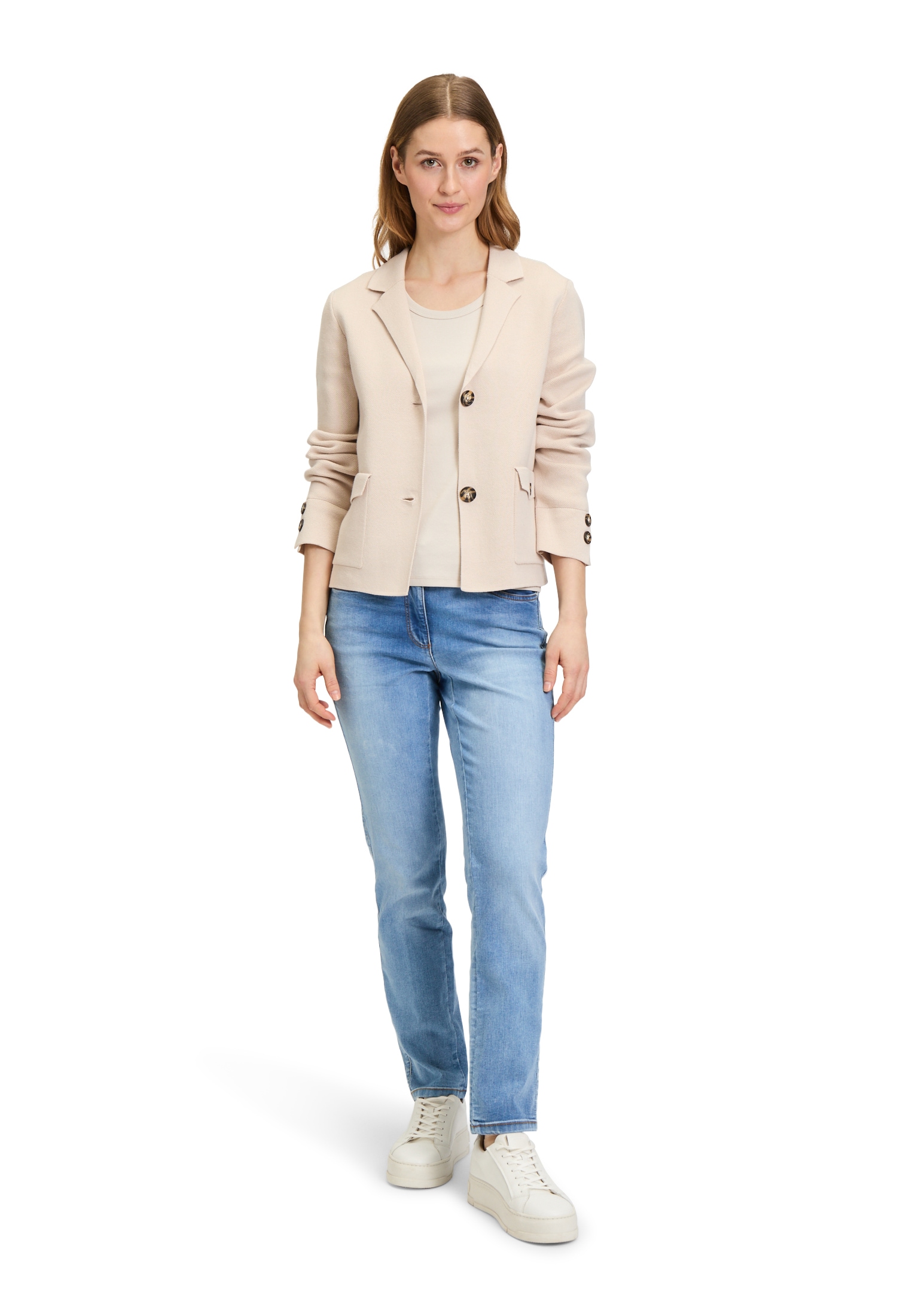 Betty Barclay Strickjacke »Strickblazer mit aufgesetzten Taschen«