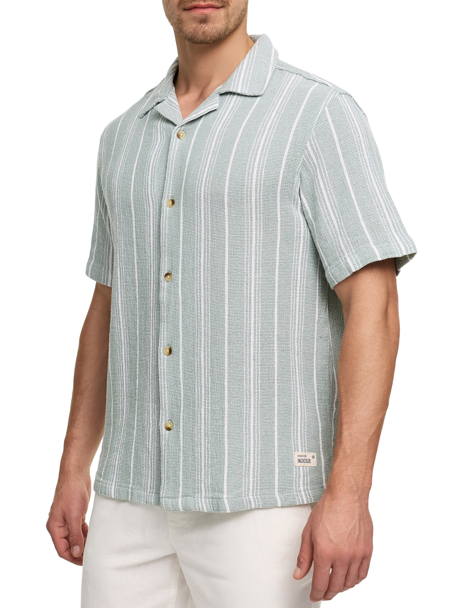 Indicode Kurzarmhemd »INPoipu«