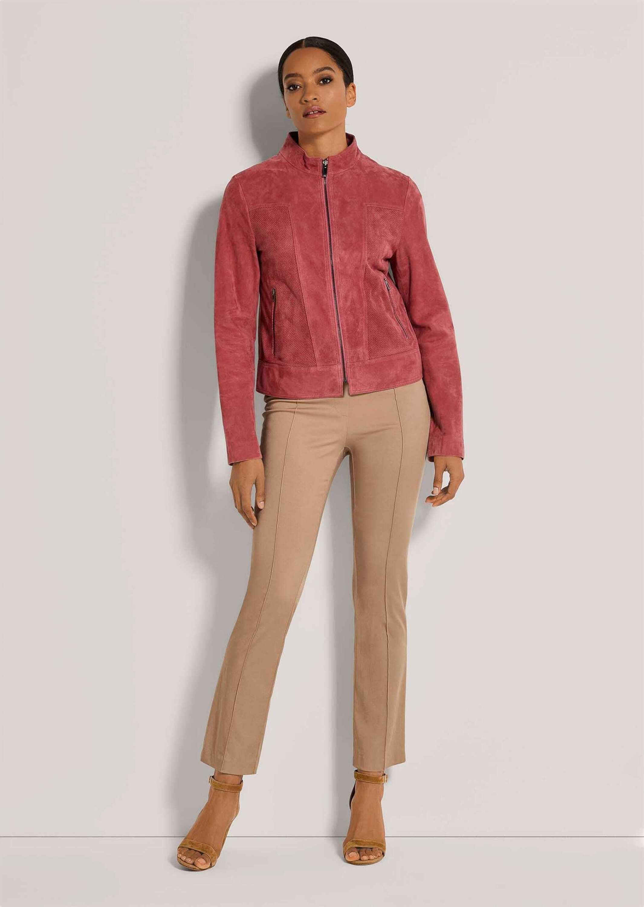 MADELEINE Lederjacke »Lederjacke Ziegenvelours-Jacke«