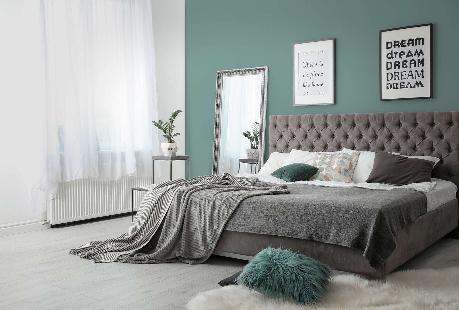 A.S. Création Wandfarbe »Premium Innenwandfarbe PURO Tuchmatt soft green« ideal für Wohnzimmer, Schlafzimmer, Flur und Küche, Farbwelt Grün