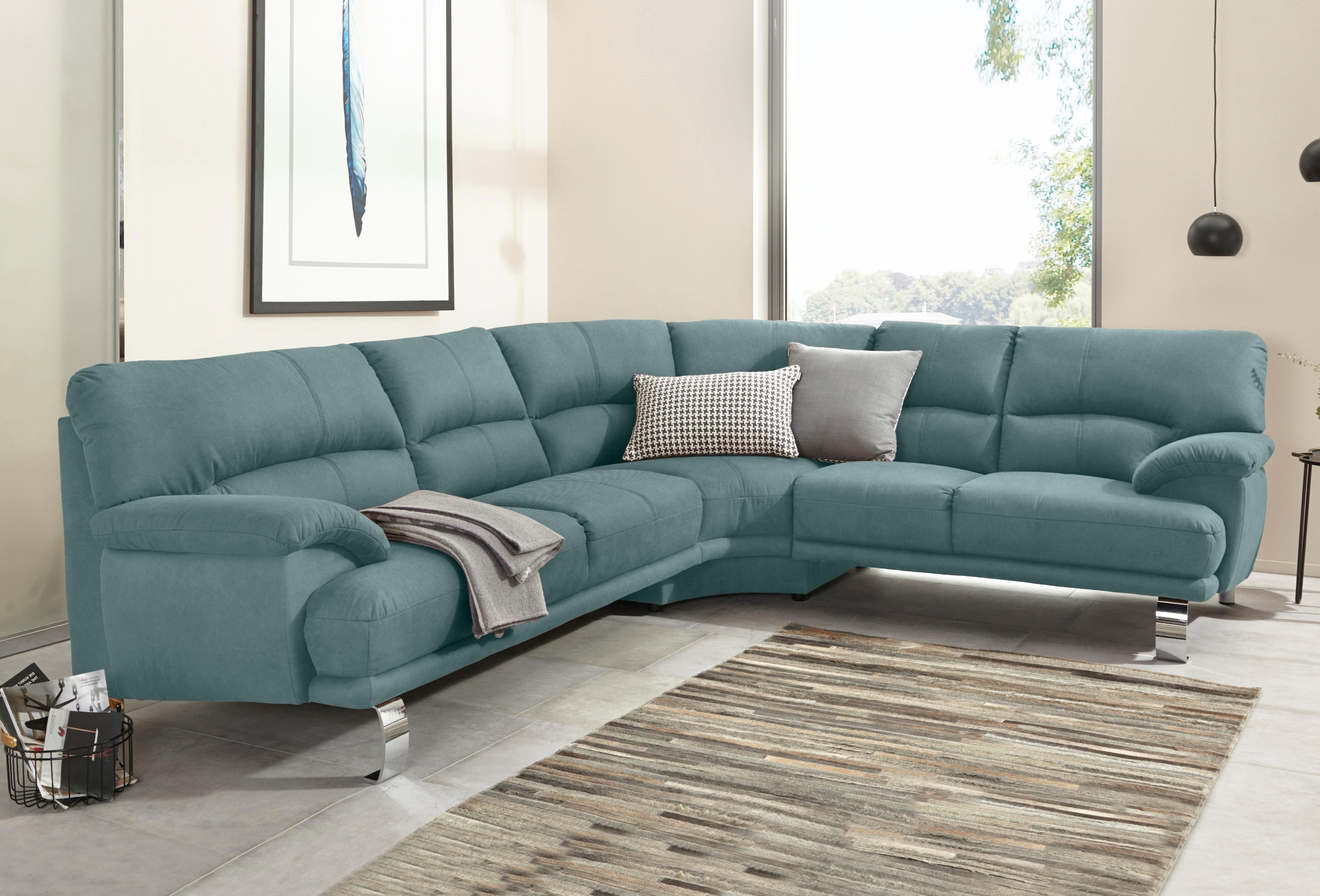 TRENDMANUFAKTUR Ecksofa »Cecilia II, L-Form«