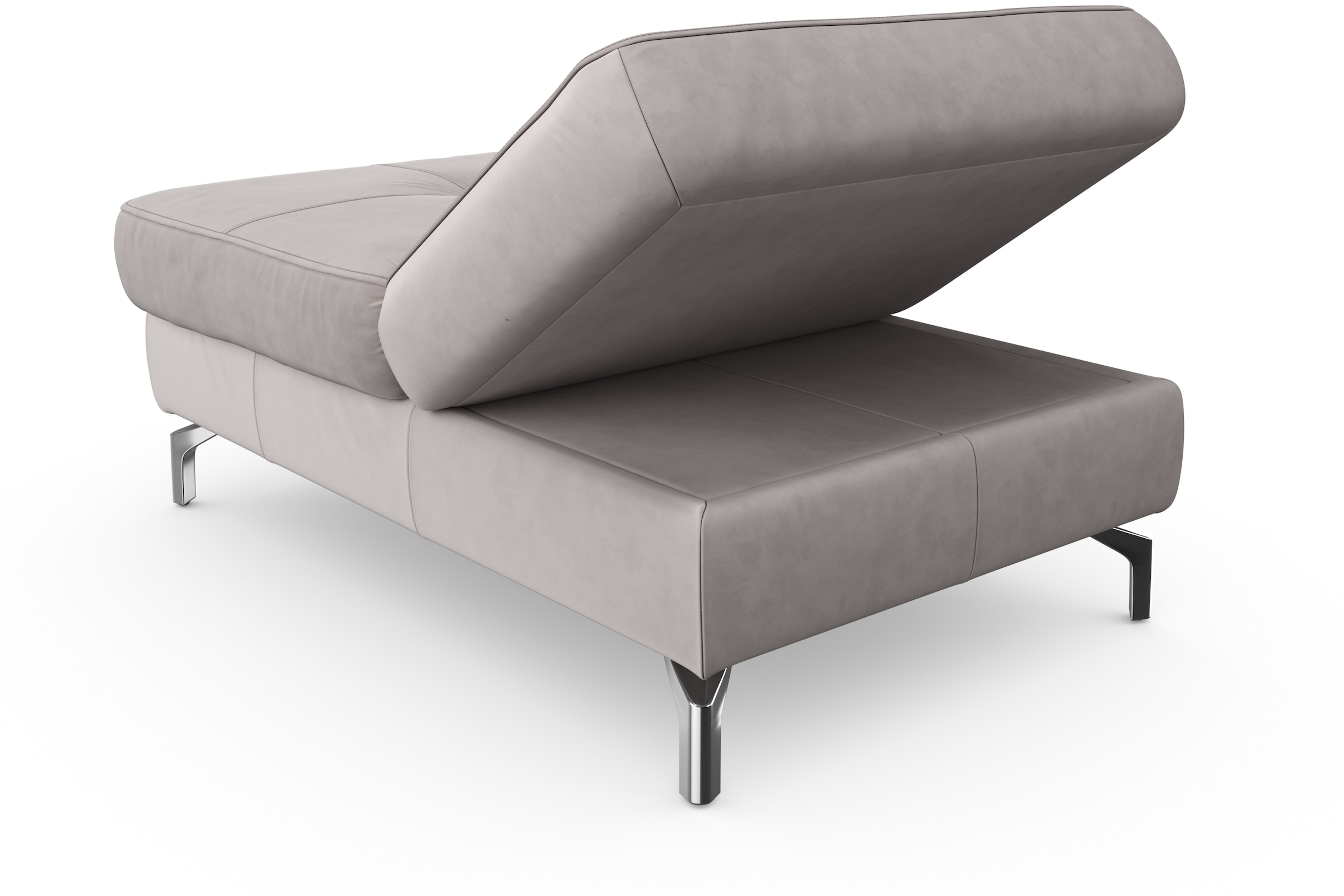 sit&more Hocker »Bendigo« mit Klappfunktion, Bodenfreiheit 12 cm, wahlweise in 2 Fußfarben