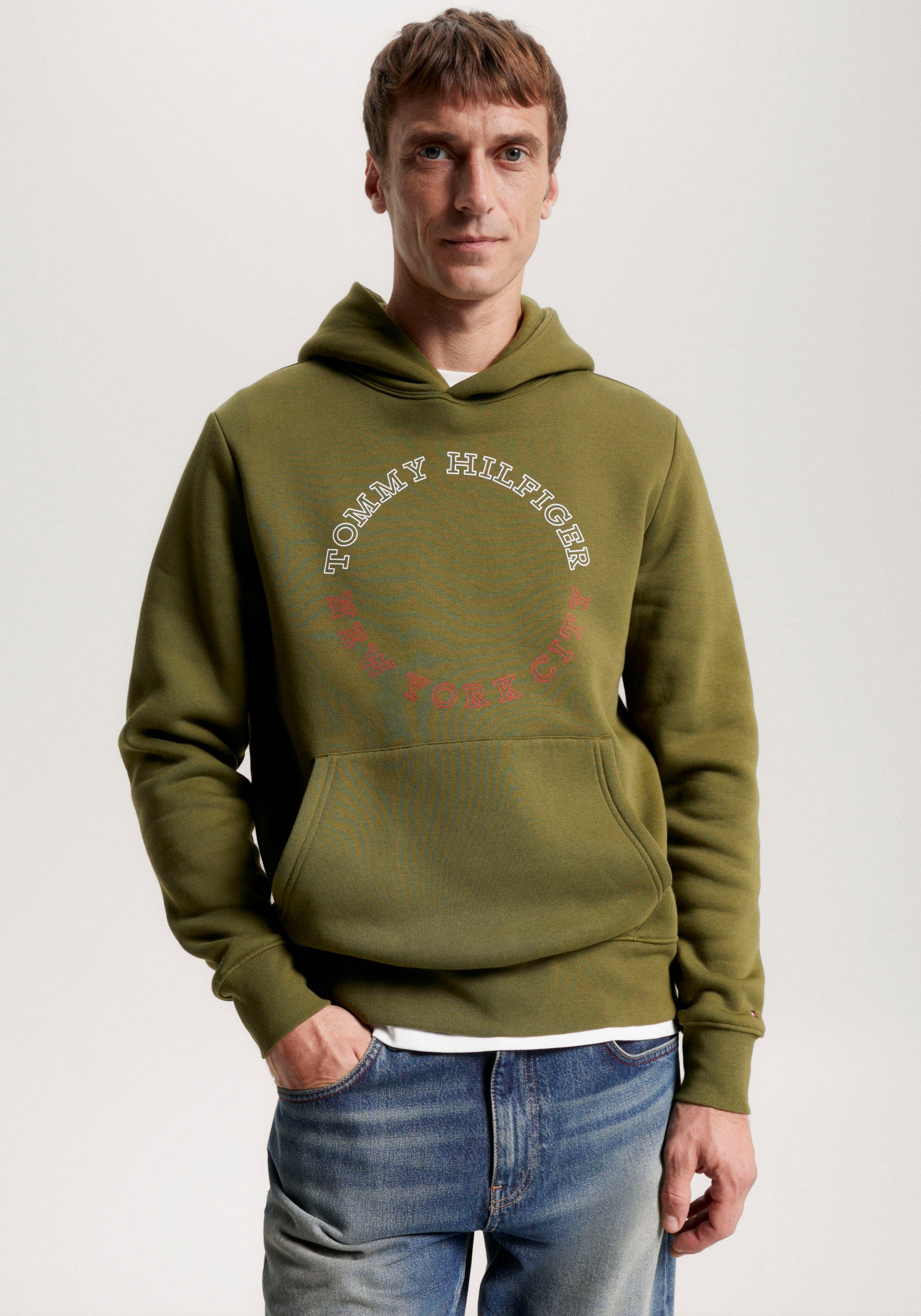 Tommy Hilfiger OTTO bestellen online bei ROUNDALL »MONOTYPE Kapuzensweatshirt HOODY«