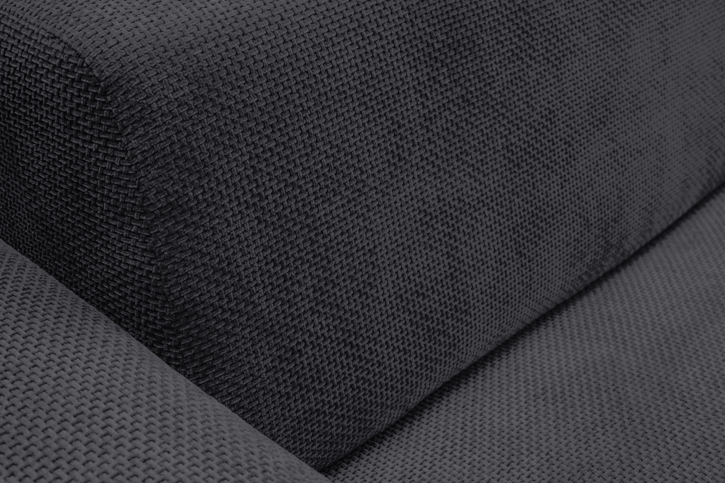 WERK2 Ecksofa »Zeus-L modern & zeitlos, Breite 253 cm, bequemes Sofa«, Curvy Trend Ecksofa mit urbaner Optik