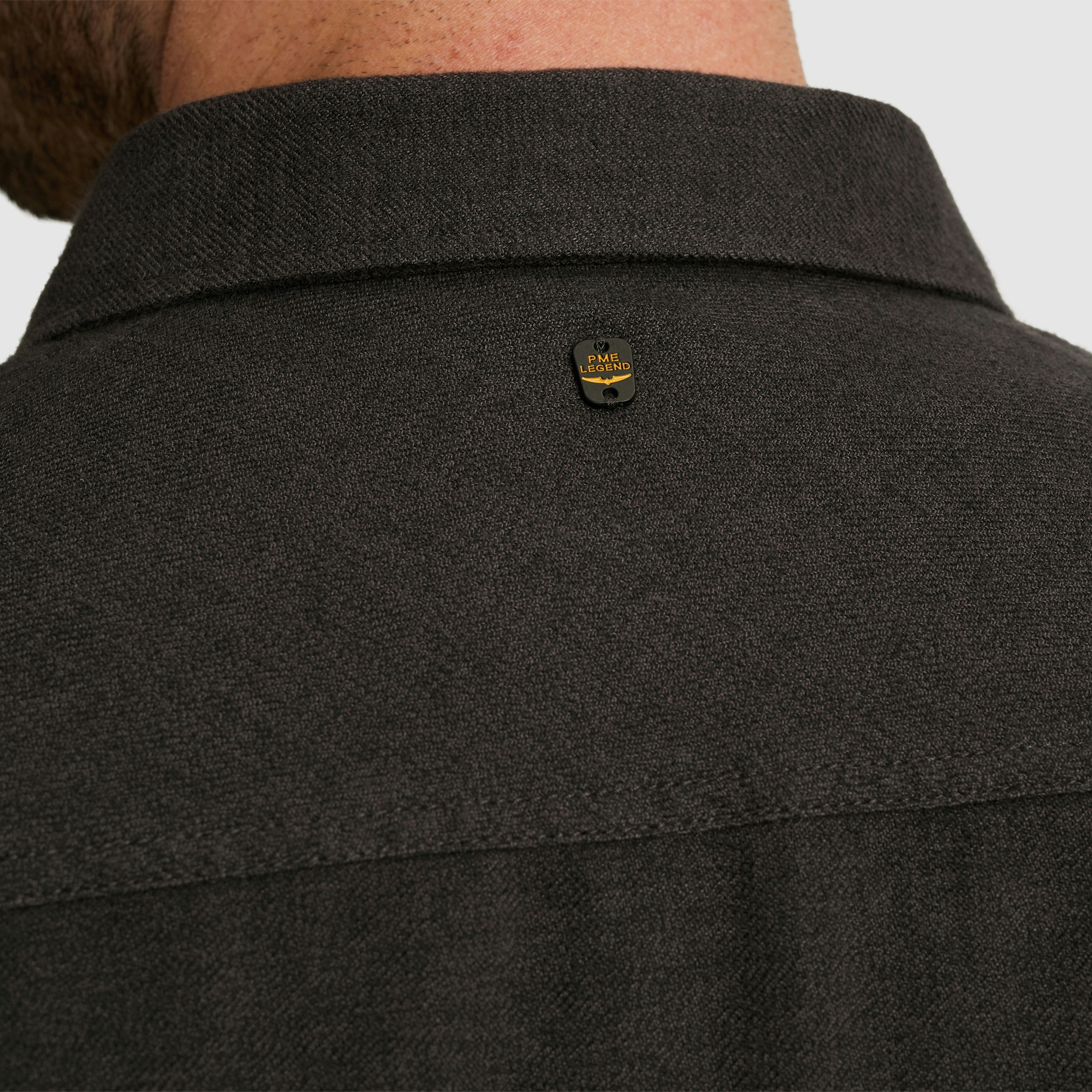 PME LEGEND Langarmhemd mit Knopfleiste