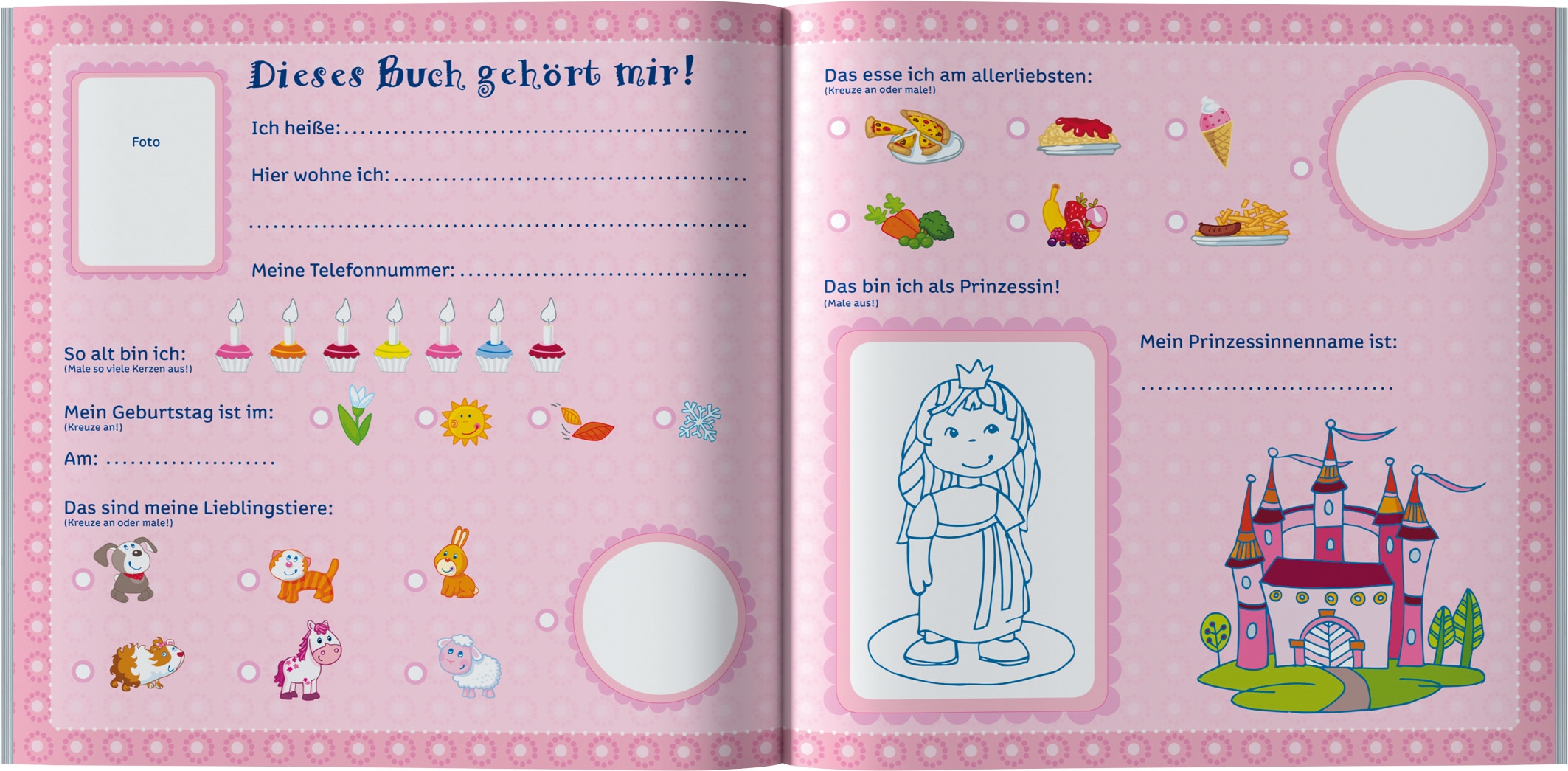 Haba Buch »Lilli and friends Freundebuch Meine Kindergarten-Freunde«