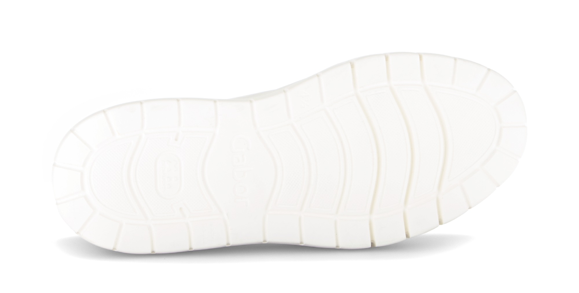 Gabor Plateausneaker  , Freizeitschuh, Halbschuh, Schnürer mit Kontrastbesatz an der Ferse