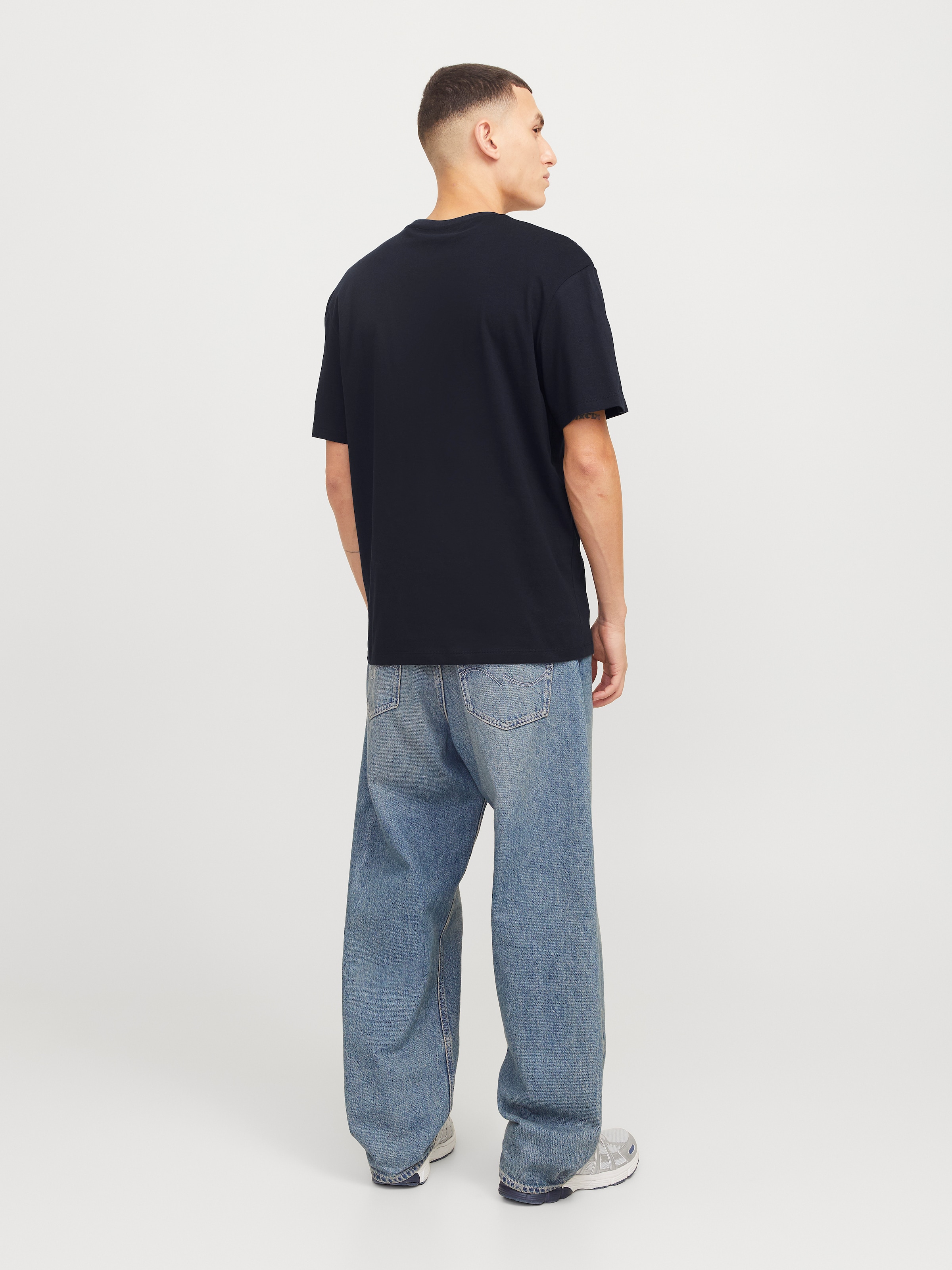 Jack & Jones Rundhalsshirt »JJEBRYAN CORP LOGO TEE SS O-NECK NOOS«, mit Logo Druck