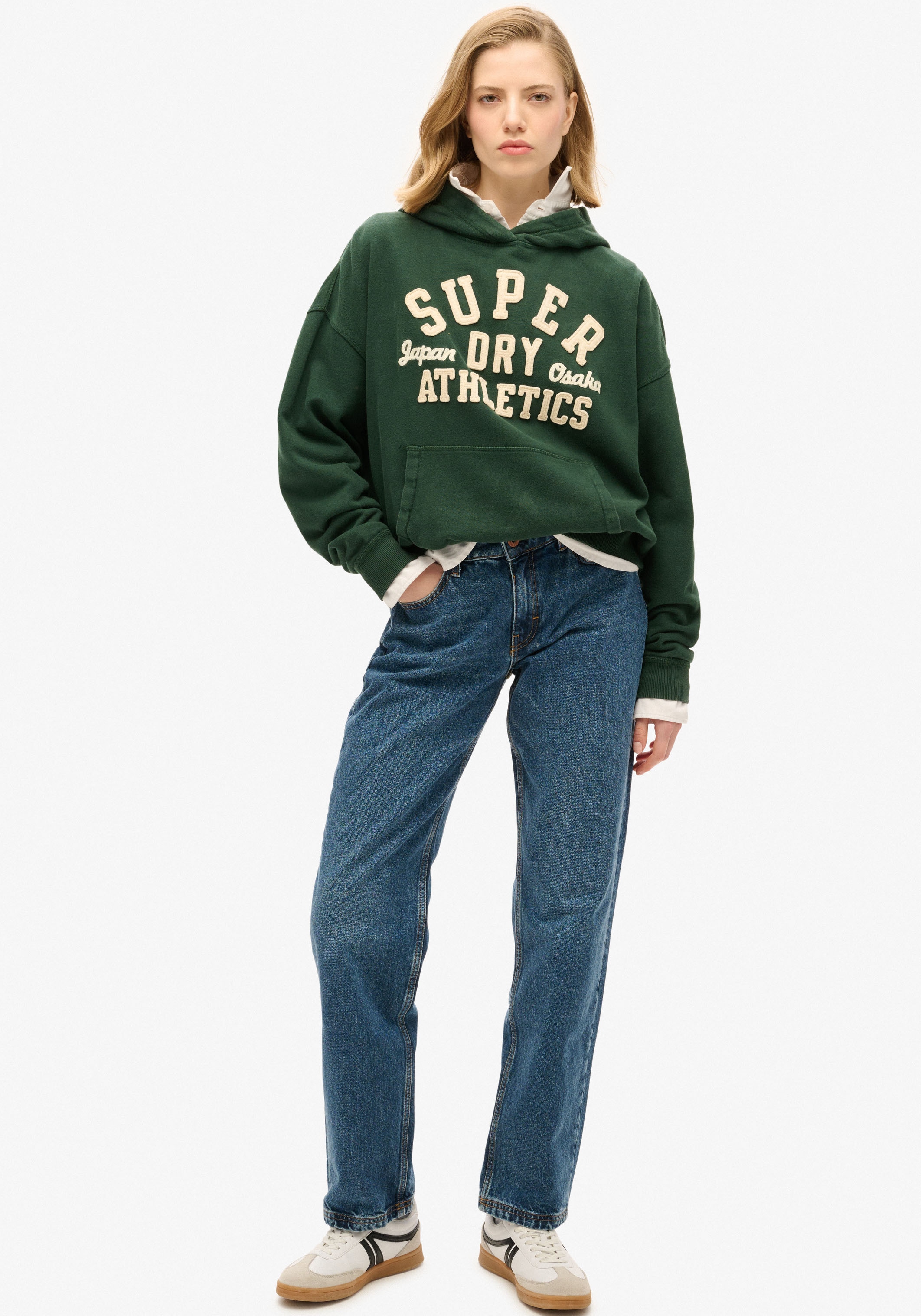 Superdry Kapuzensweatshirt »ATHLETIC APPLIQ OVERSIZE HOOD«