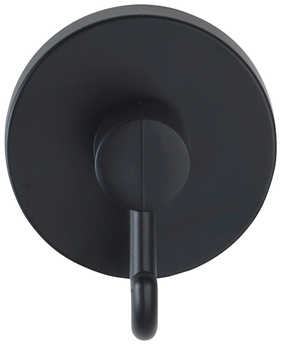 Wenko Wandhaken »Vacuum-Loc « Befestigen ohne Bohren in schwarz, Größe B/H/L: 6 cm x 6,7 cm x 5 cm