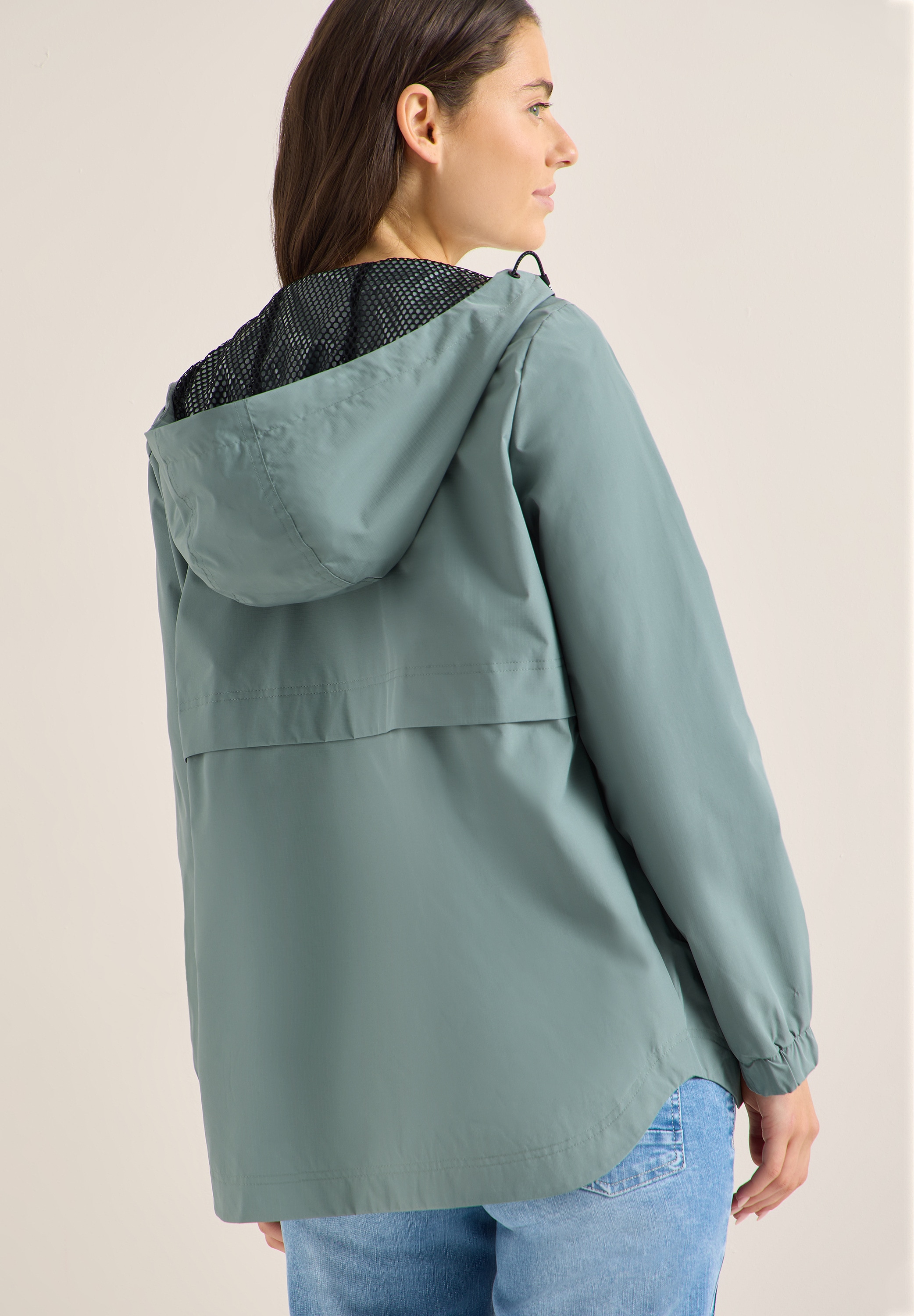 Cecil Windbreaker mit Kapuze sportive A-Linie, mit Kapuze
