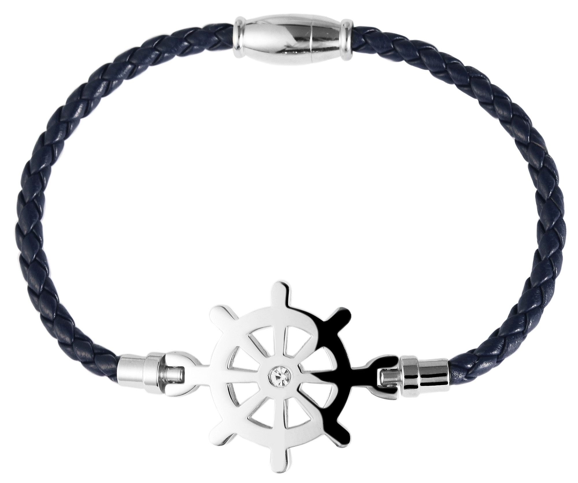 Adelia´s Armband »Damen Armband ¿ Textilarmband aus Leder 18 cm«