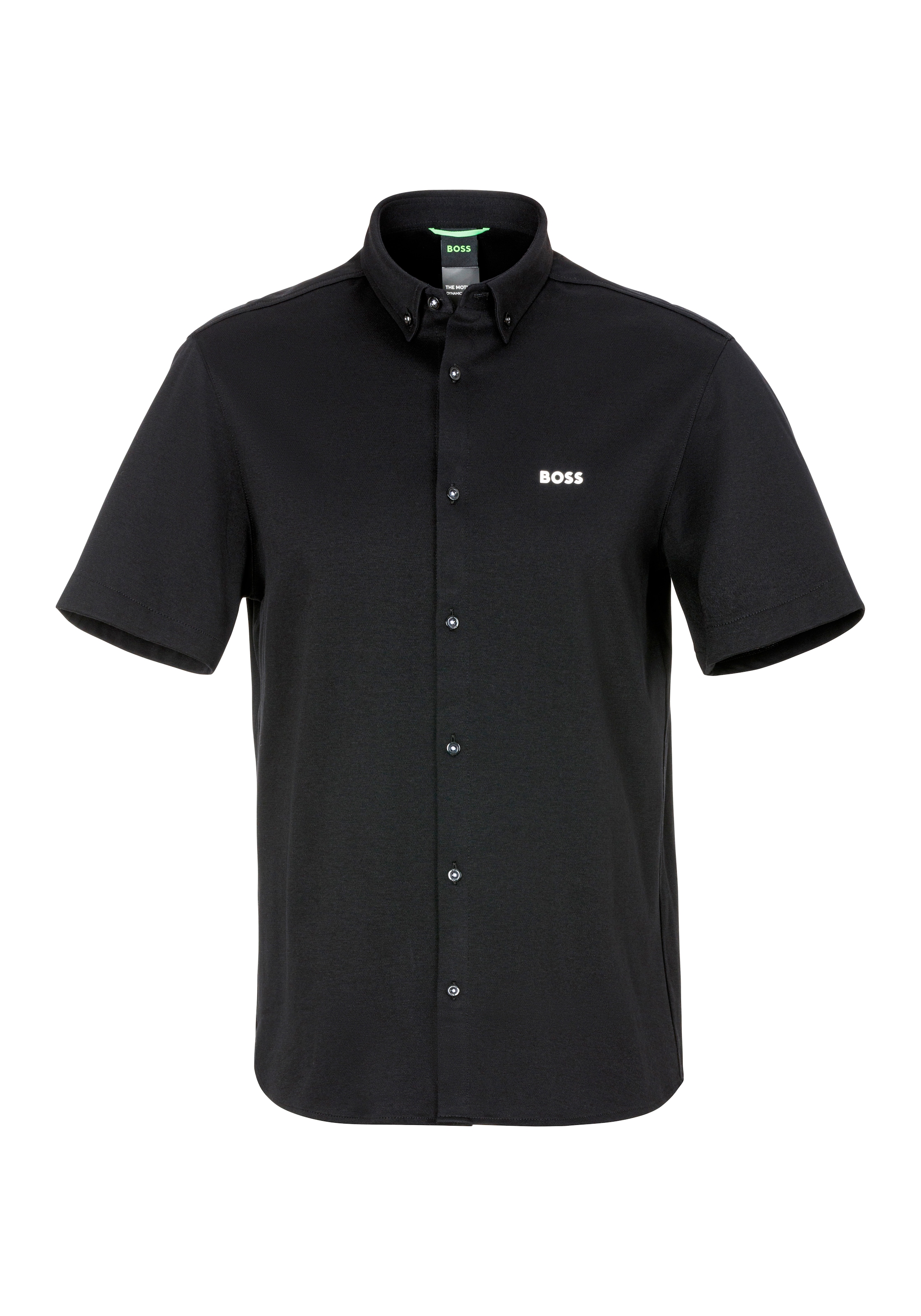 BOSS GREEN Kurzarmhemd »B MOTION S«, mit Logoschriftzug auf der Brust