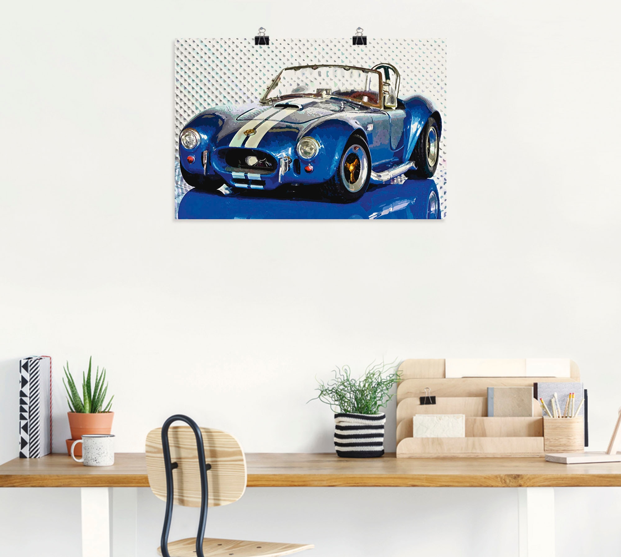 Artland Poster »Shelby Cobra blau« Auto 1 Stk. tlg. ohne Rahmen