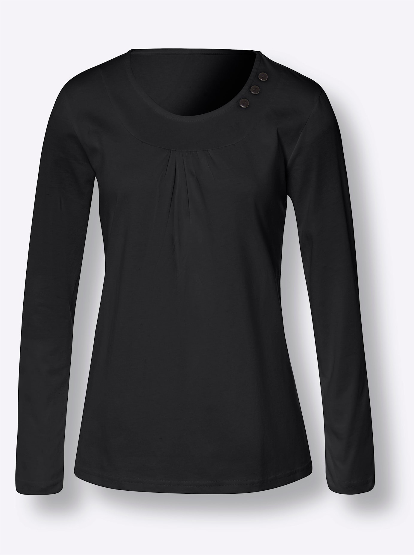 Classic Basics Rundhalsshirt »Rundhals-Shirt«, (1 tlg.)
