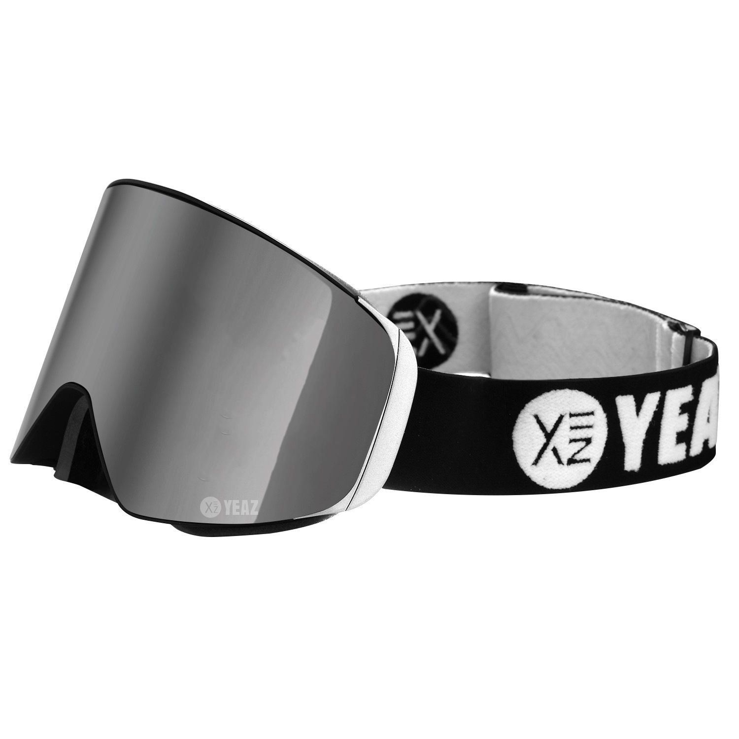 YEAZ Skibrille »APEX«, mit Magnet-Wechsel-System für Gläser, silber/silber