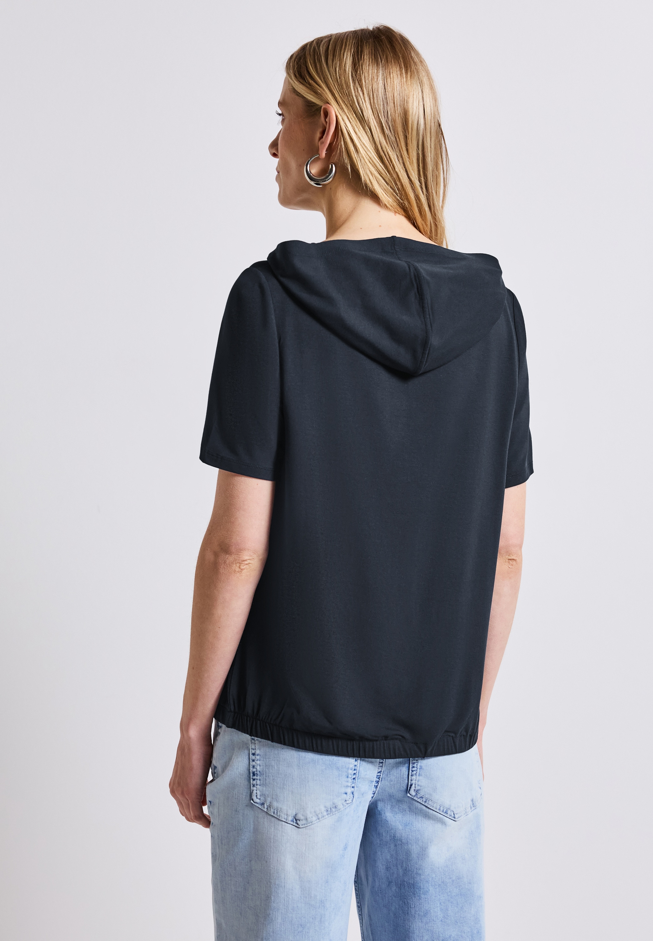 STREET ONE T-Shirt, mit Kapuze