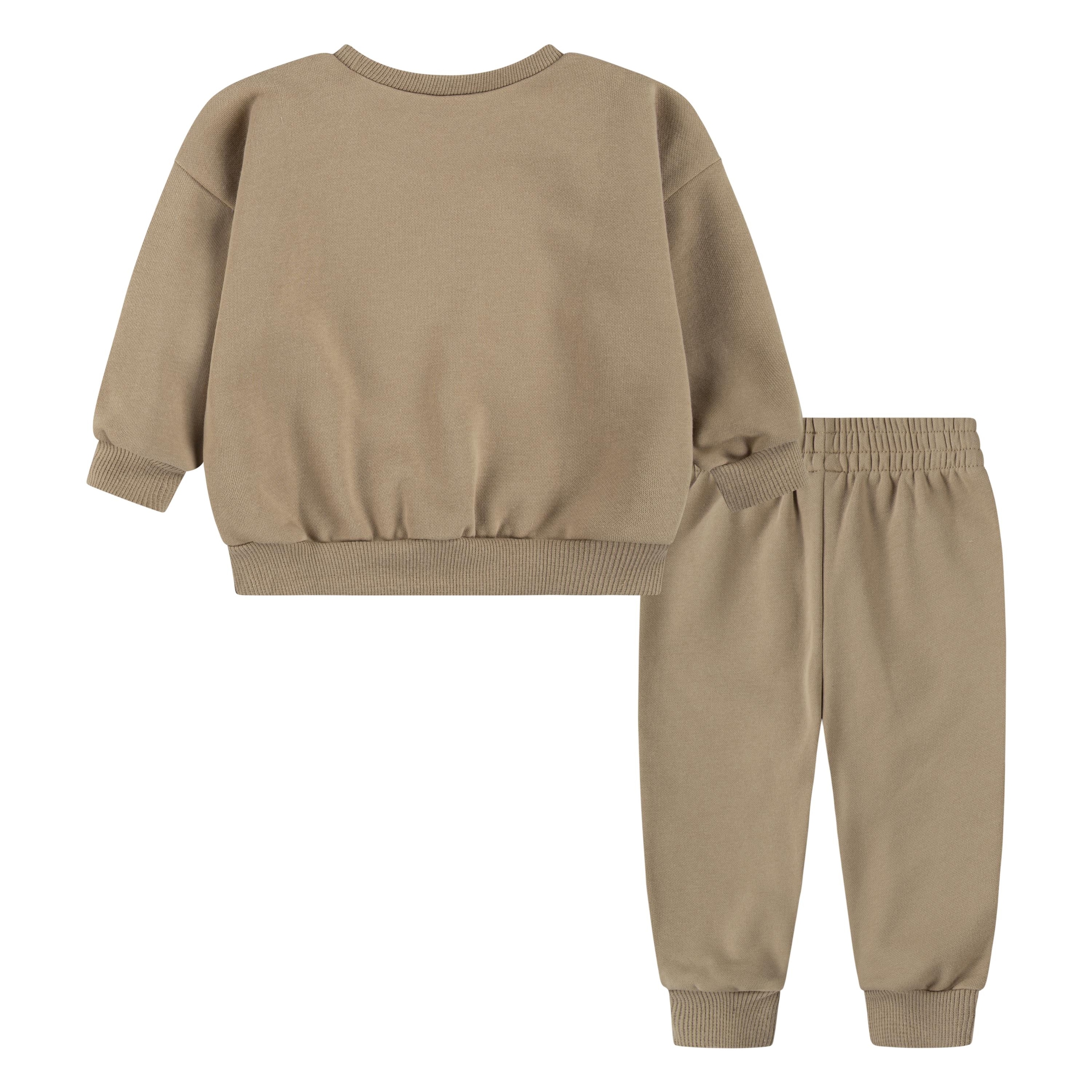 Nike Sportswear Jogginganzug »ESSENTIAL FLEECE CREW SET« Set, 2 für Babys und Kinder, unifarbenes Design, mit sportlicher Optik