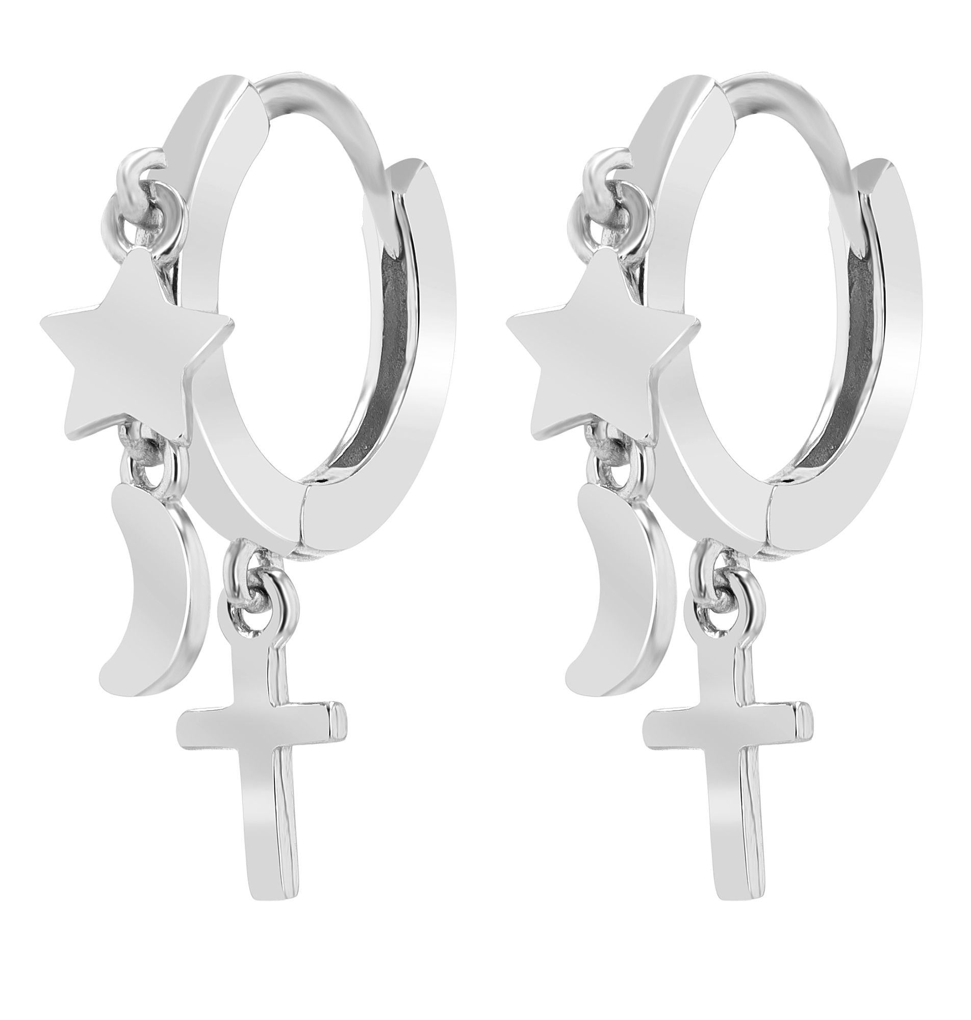 Adelia´s Kreuzanhänger »Damen Anhänger ¿ Kreuz Kreuzanhänger aus 925 Silber«