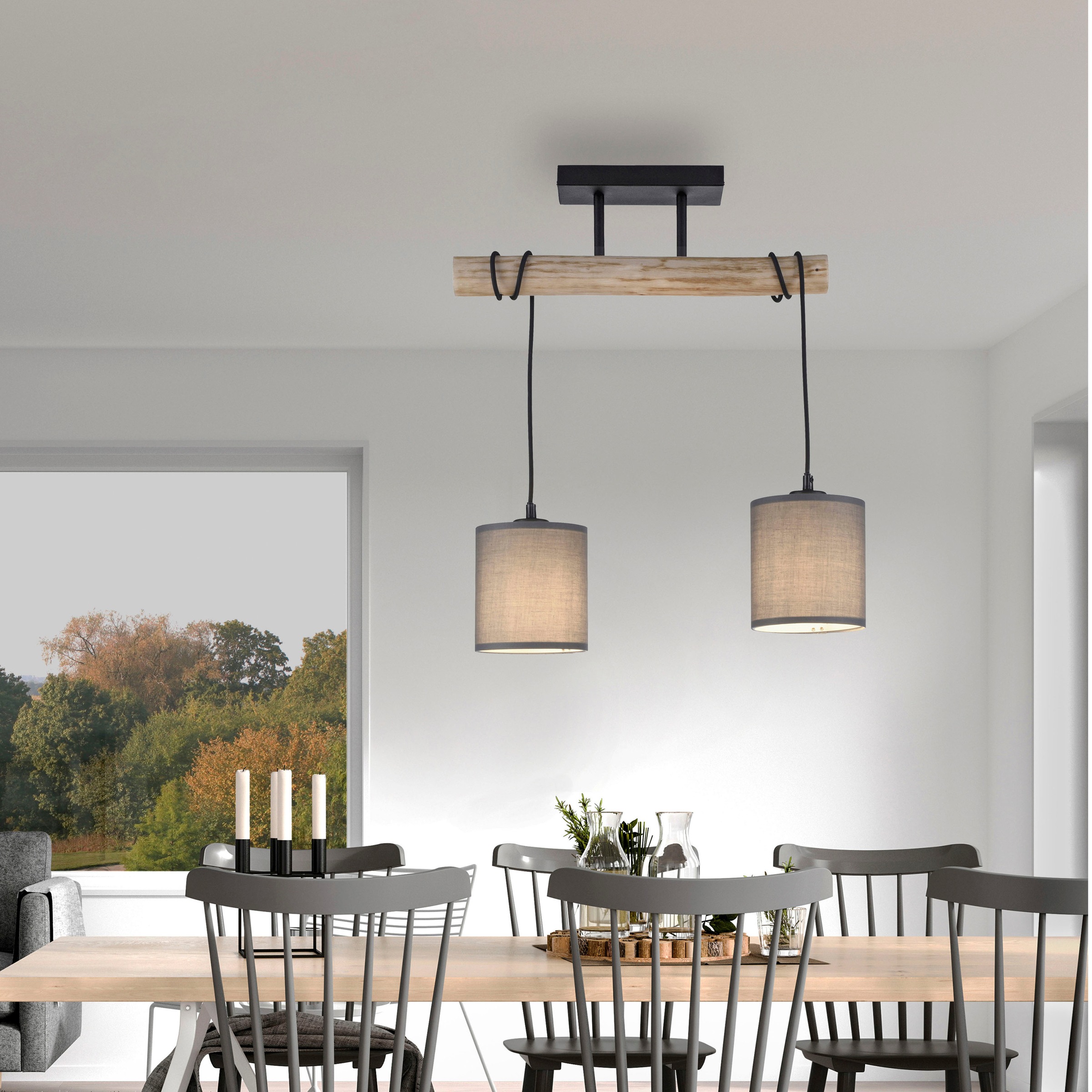 JUST LIGHT Deckenleuchte »GREEN TRIB« E27 1 Stk.